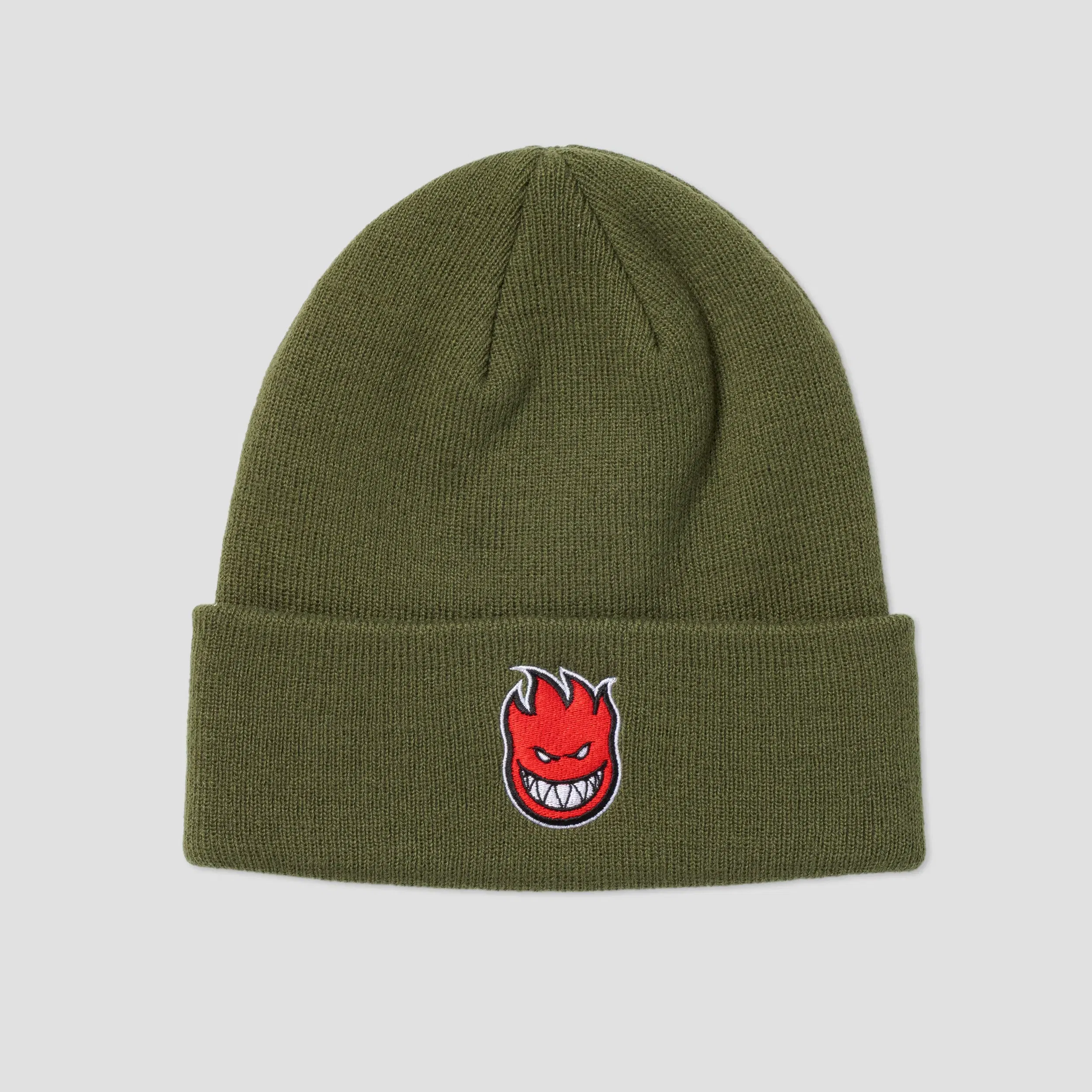 Spitfire Bighead Fill Beanie Olive / Red