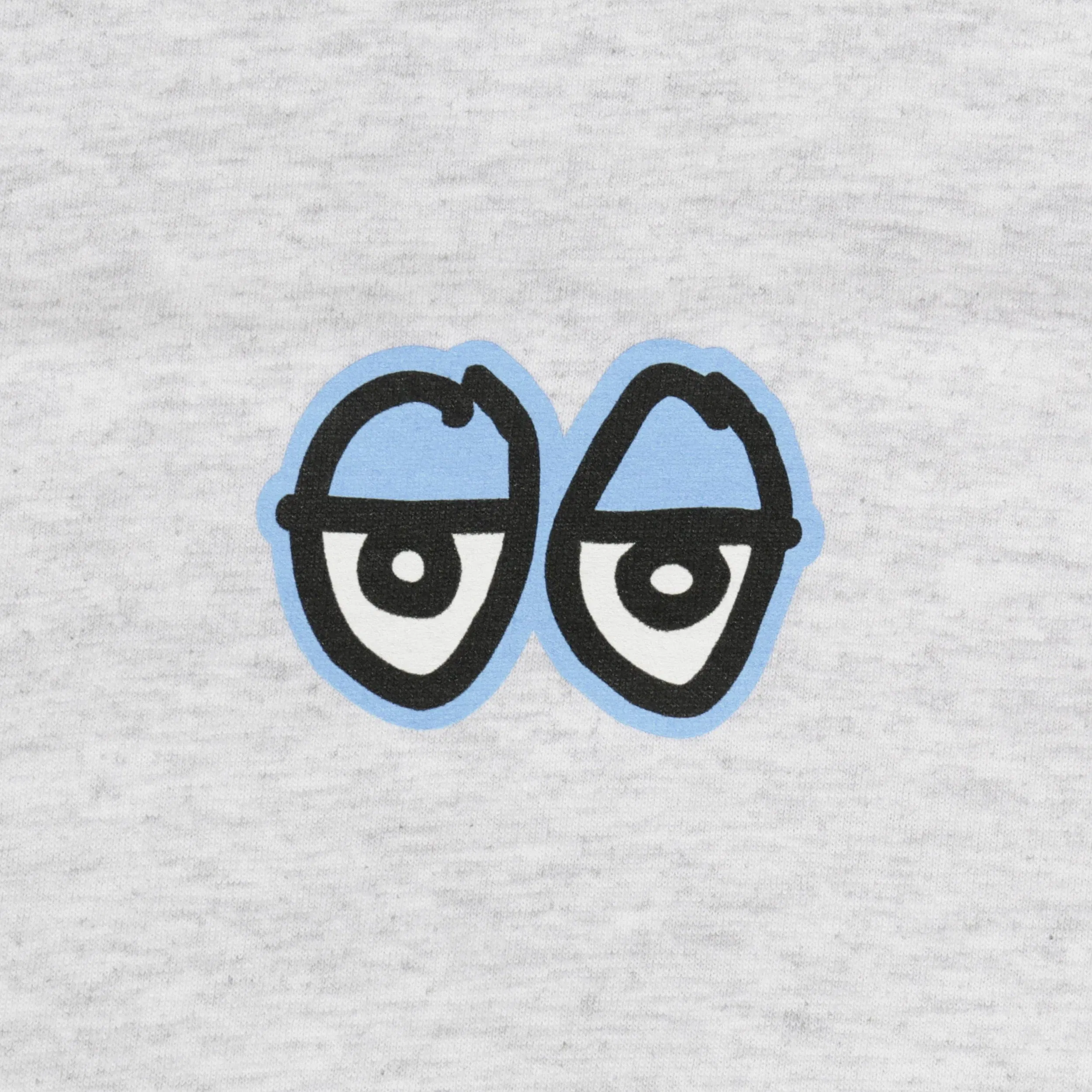 Krooked Strait Eyes T-Shirt Ash / Light Blue