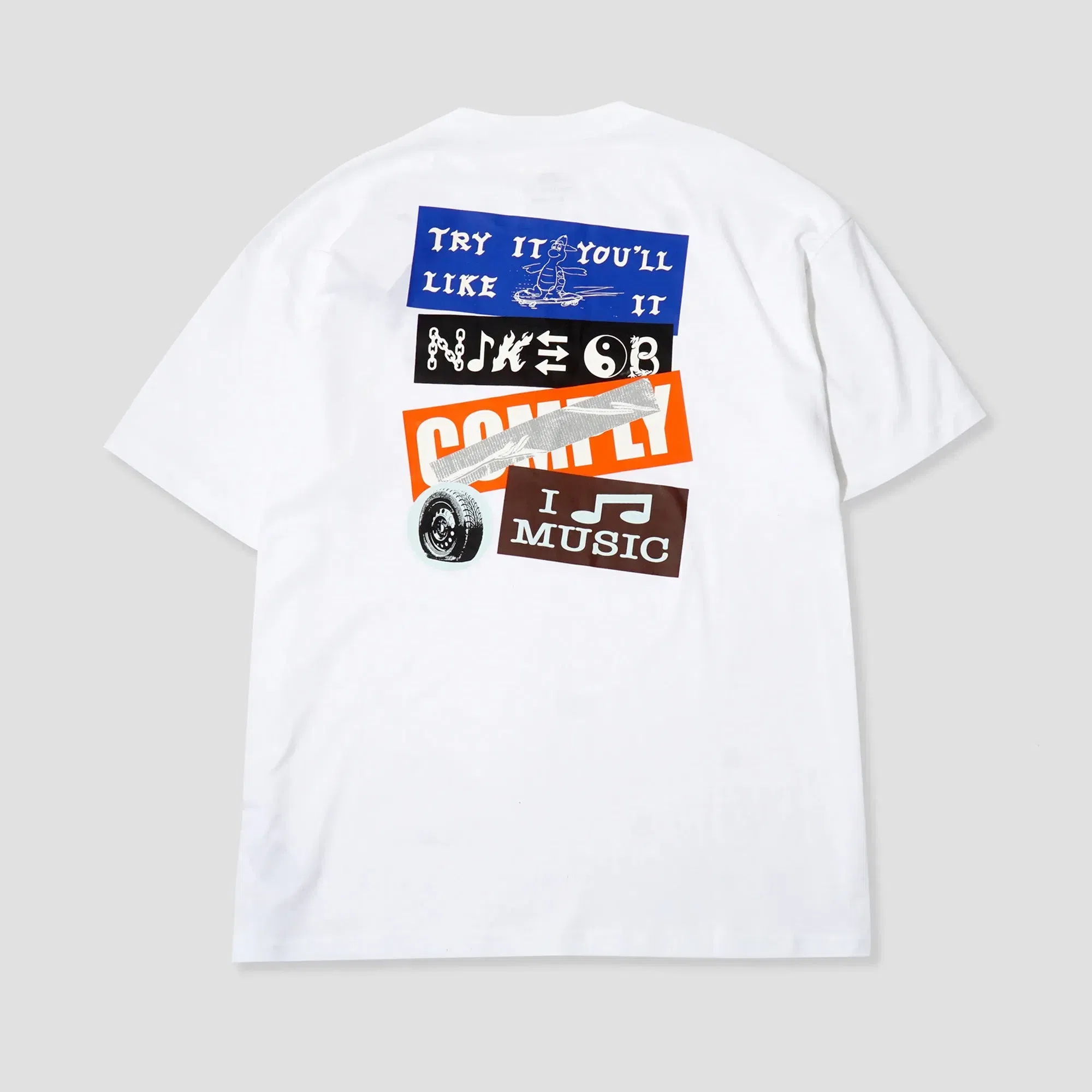 Nike SB Stickers Skate T-Shirt White