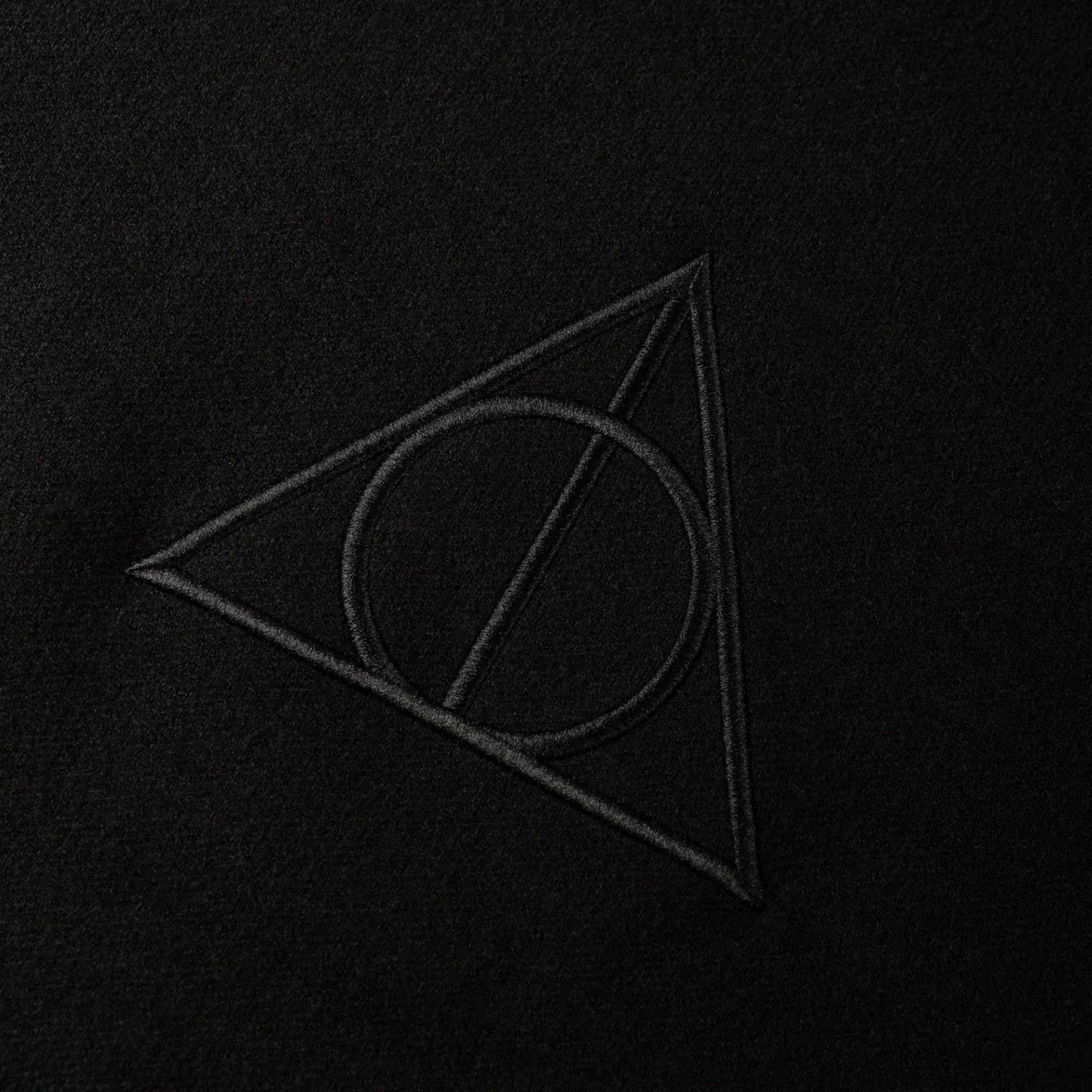 Welcome X Harry Potter Deathly Hallows Knit Sweater Black
