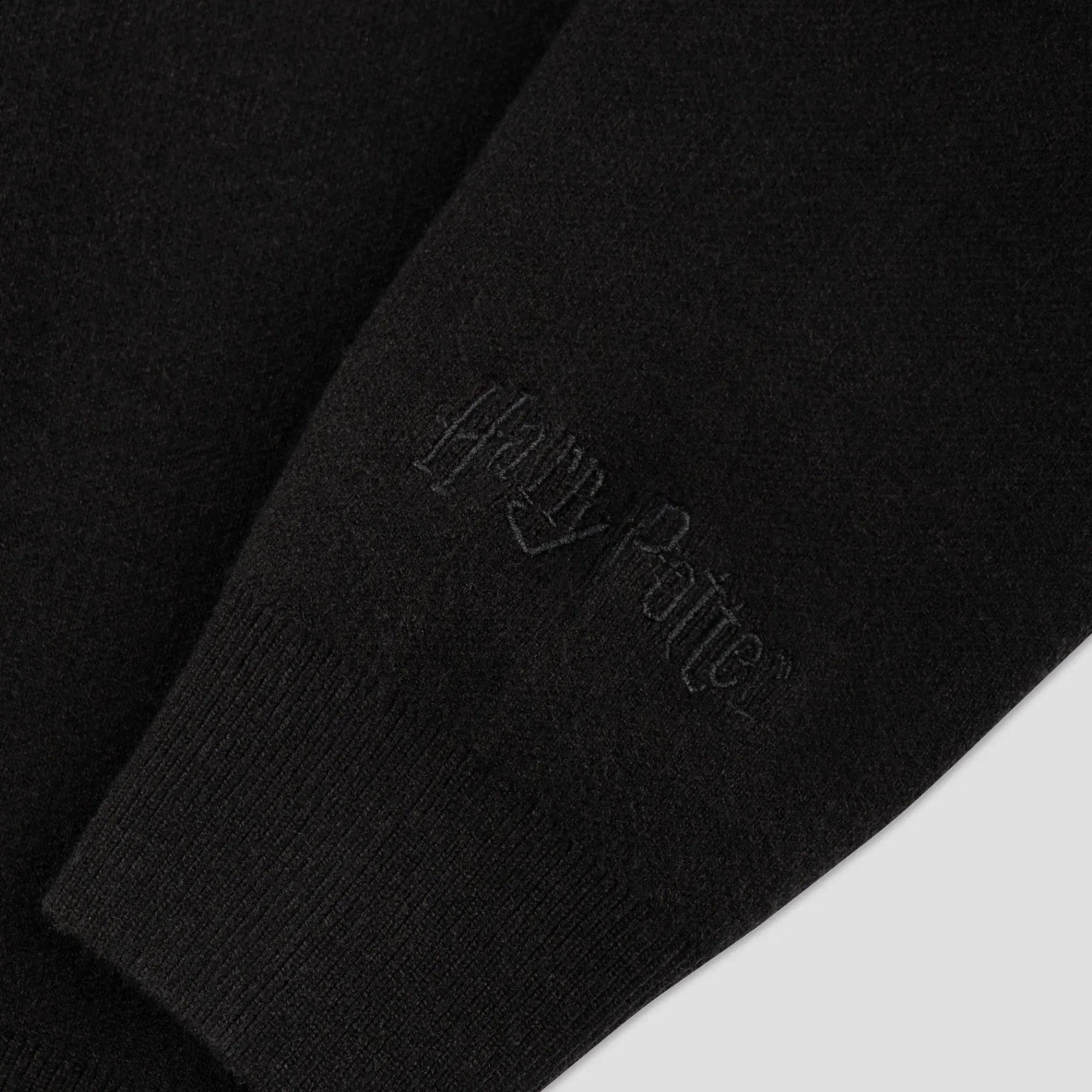 Welcome X Harry Potter Deathly Hallows Knit Sweater Black