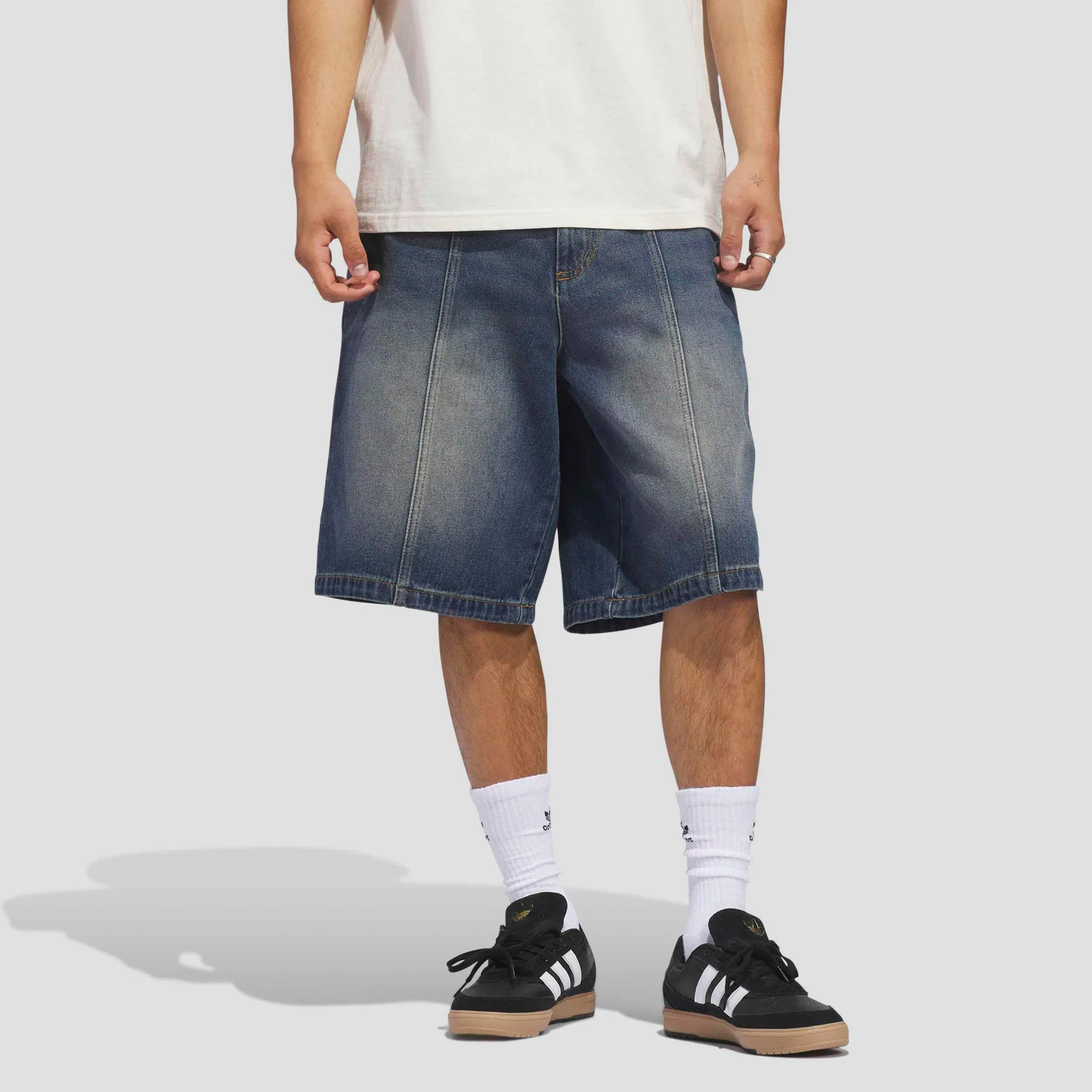 Adidas Tyshawn Shorts Washed Denim