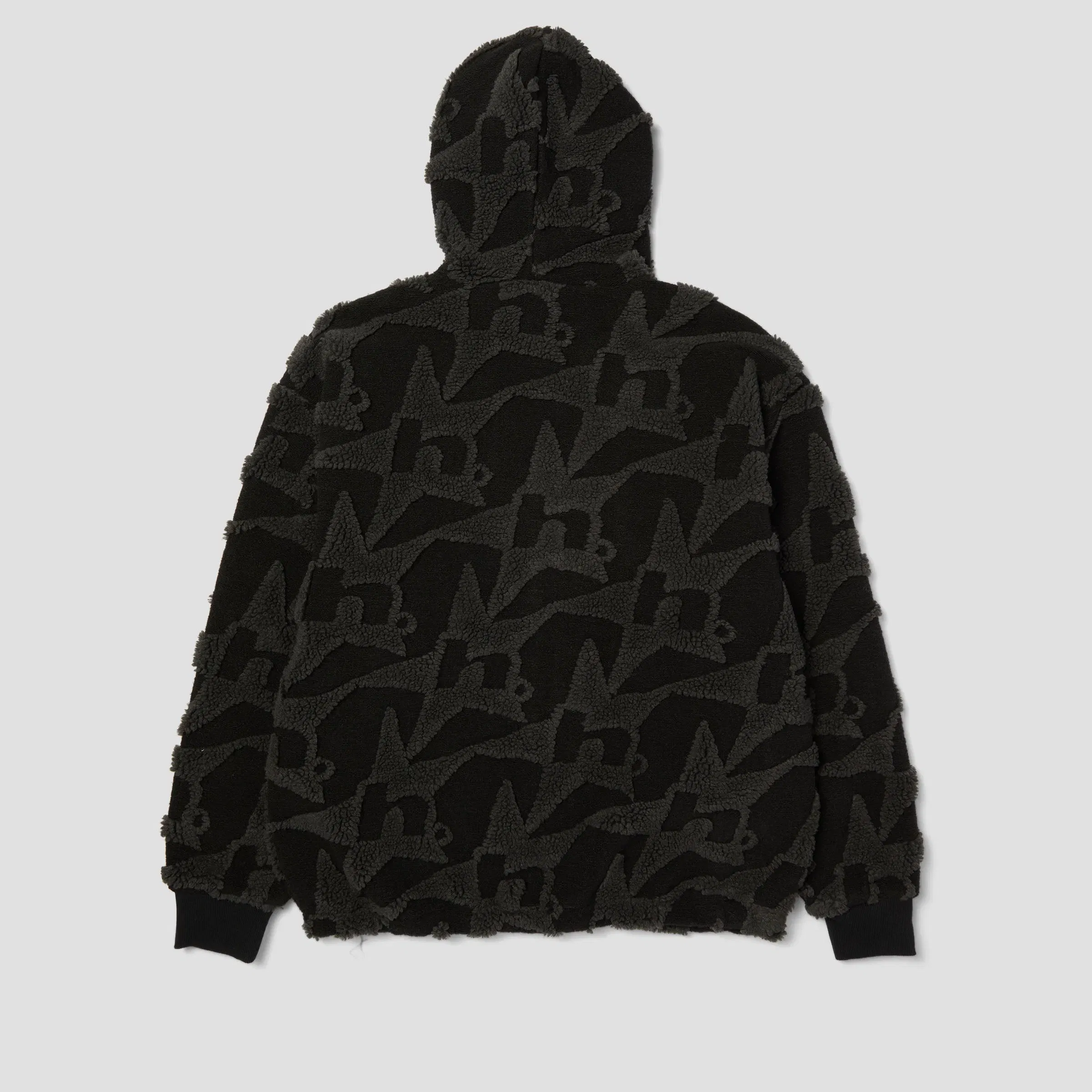 HUF H Star Repeat High Pile Jacket Black