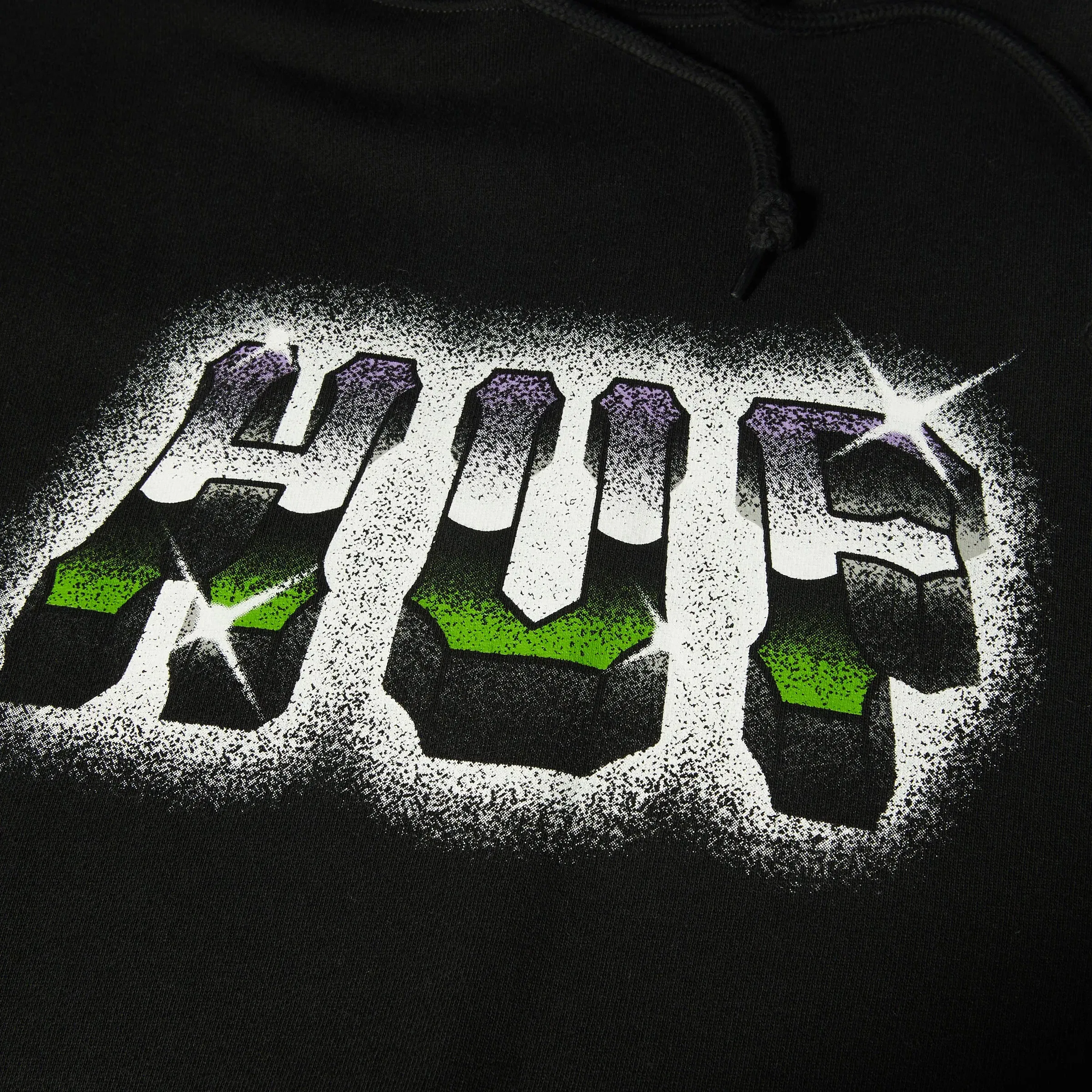 HUF Chrome Grit Hoodie Black