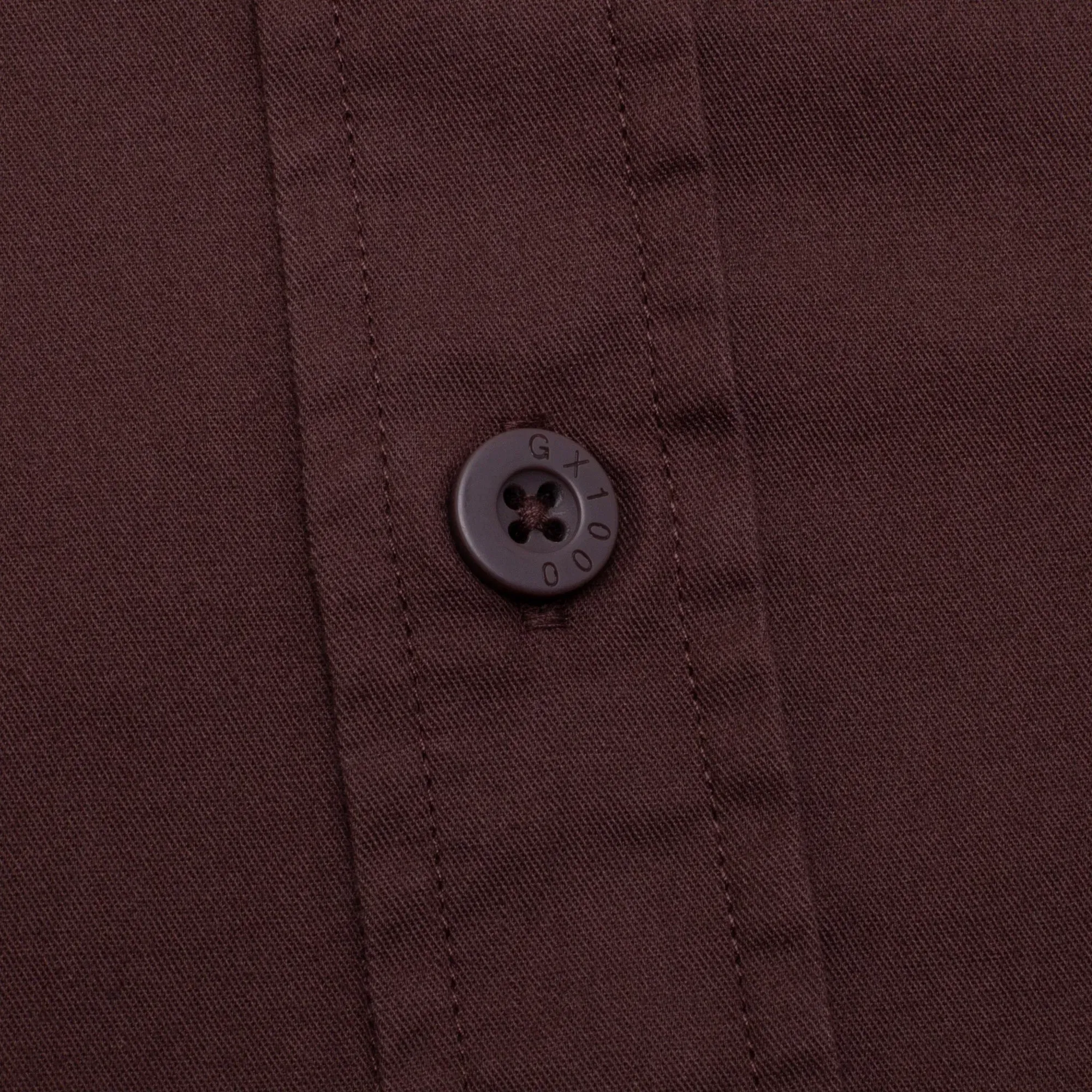 GX1000 Big Pocket Shortsleeve Button Down Shirt Brown
