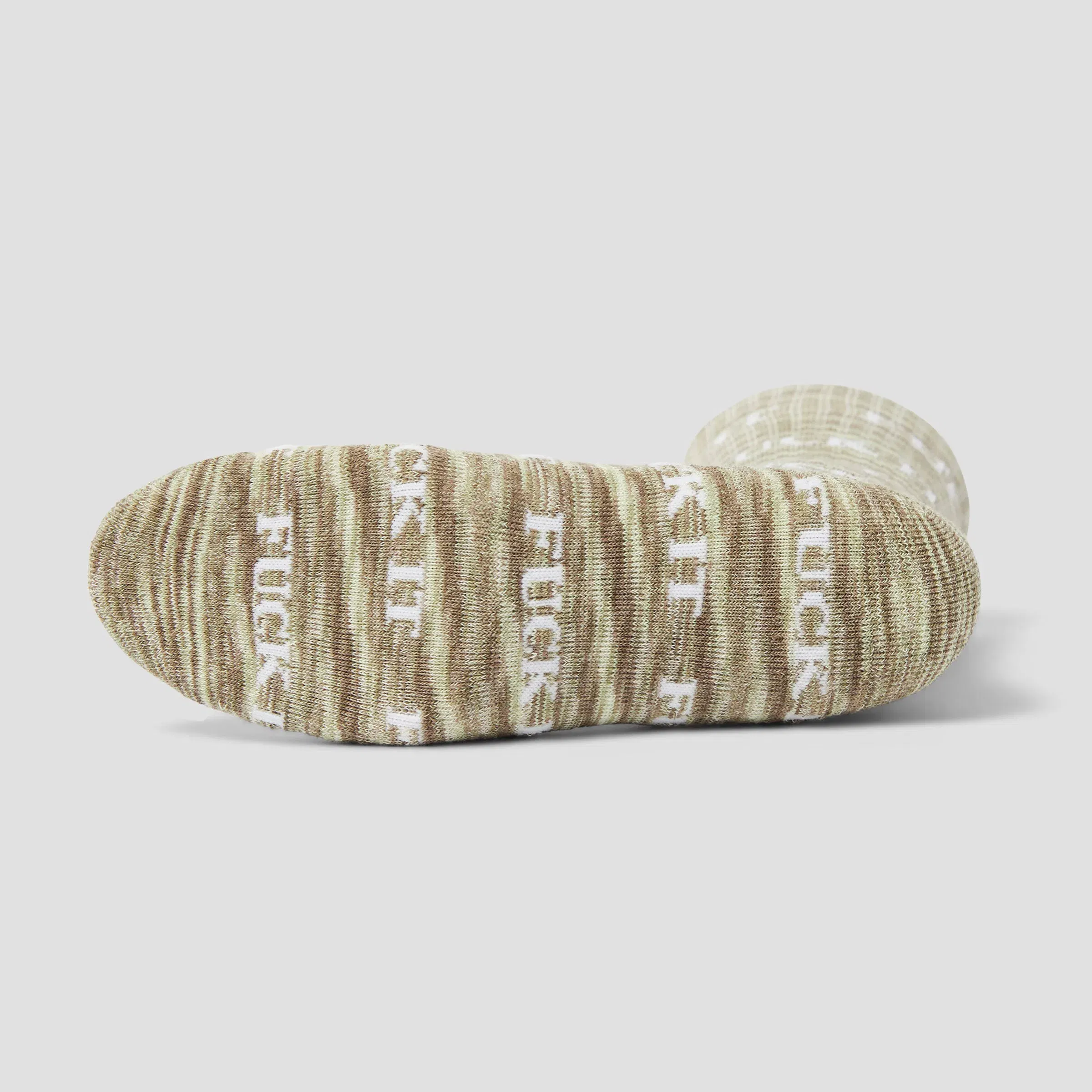 HUF Fuck It Marled Sock Olive