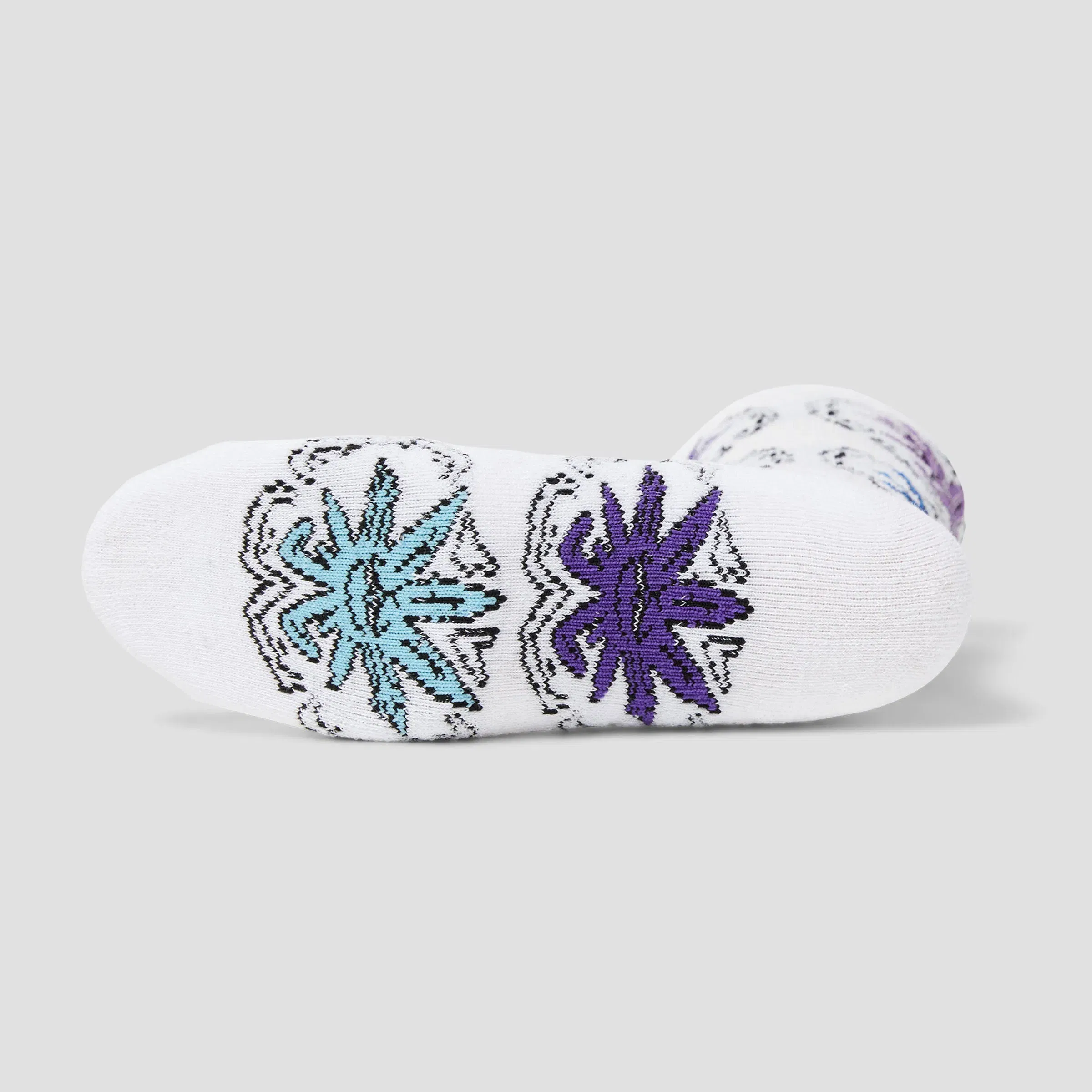 HUF Green Buddy Snow Angel Sock White