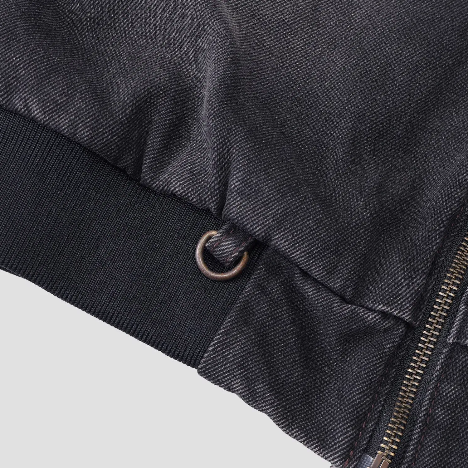 Passport Hercu-Locks Recycled Denim Freight Jacket Washed Black