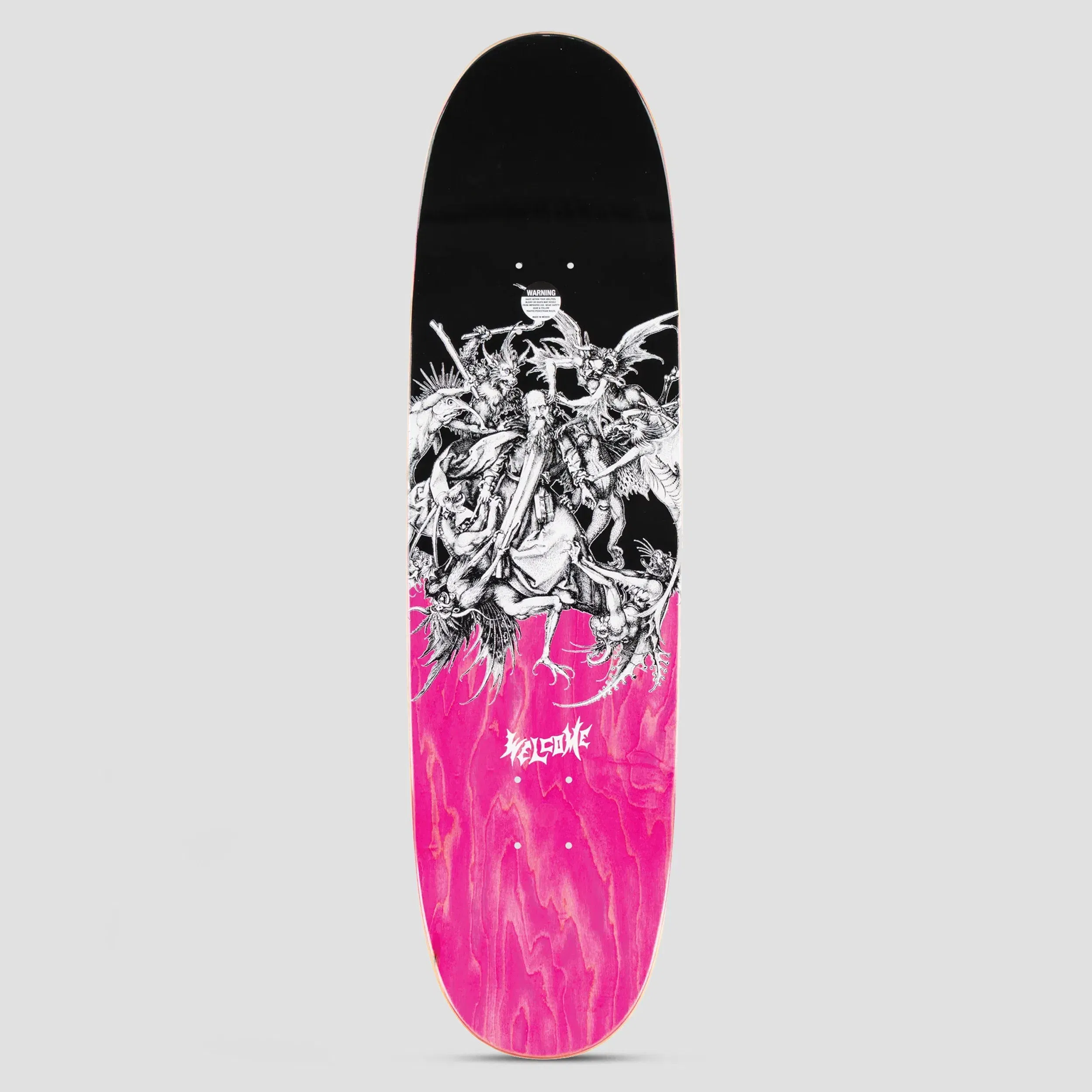 Welcome 8.8 Spear Nick Garcia Skateboard Deck Teal Stain / Prism Foil