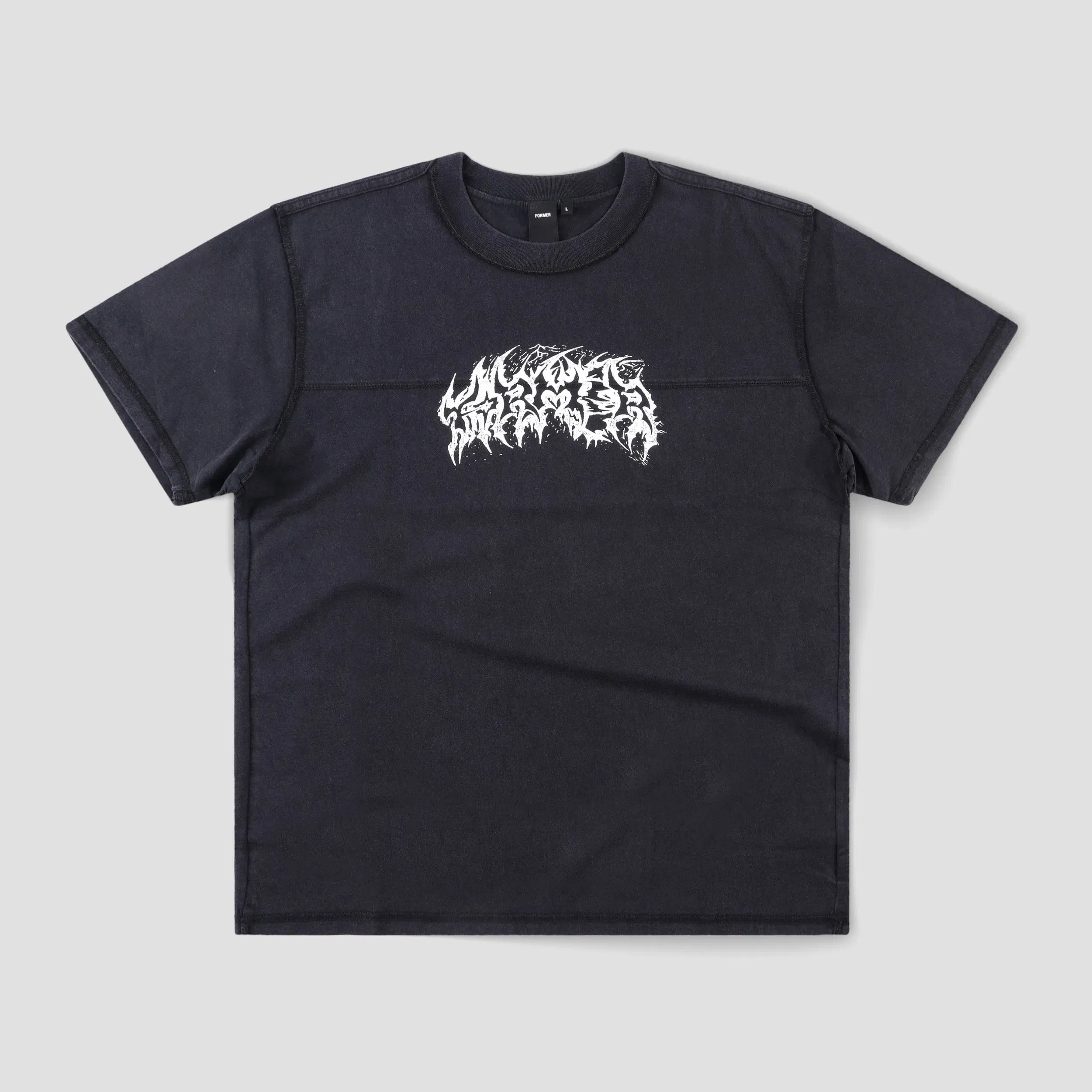 Former Praise T-Shirt Washed Black