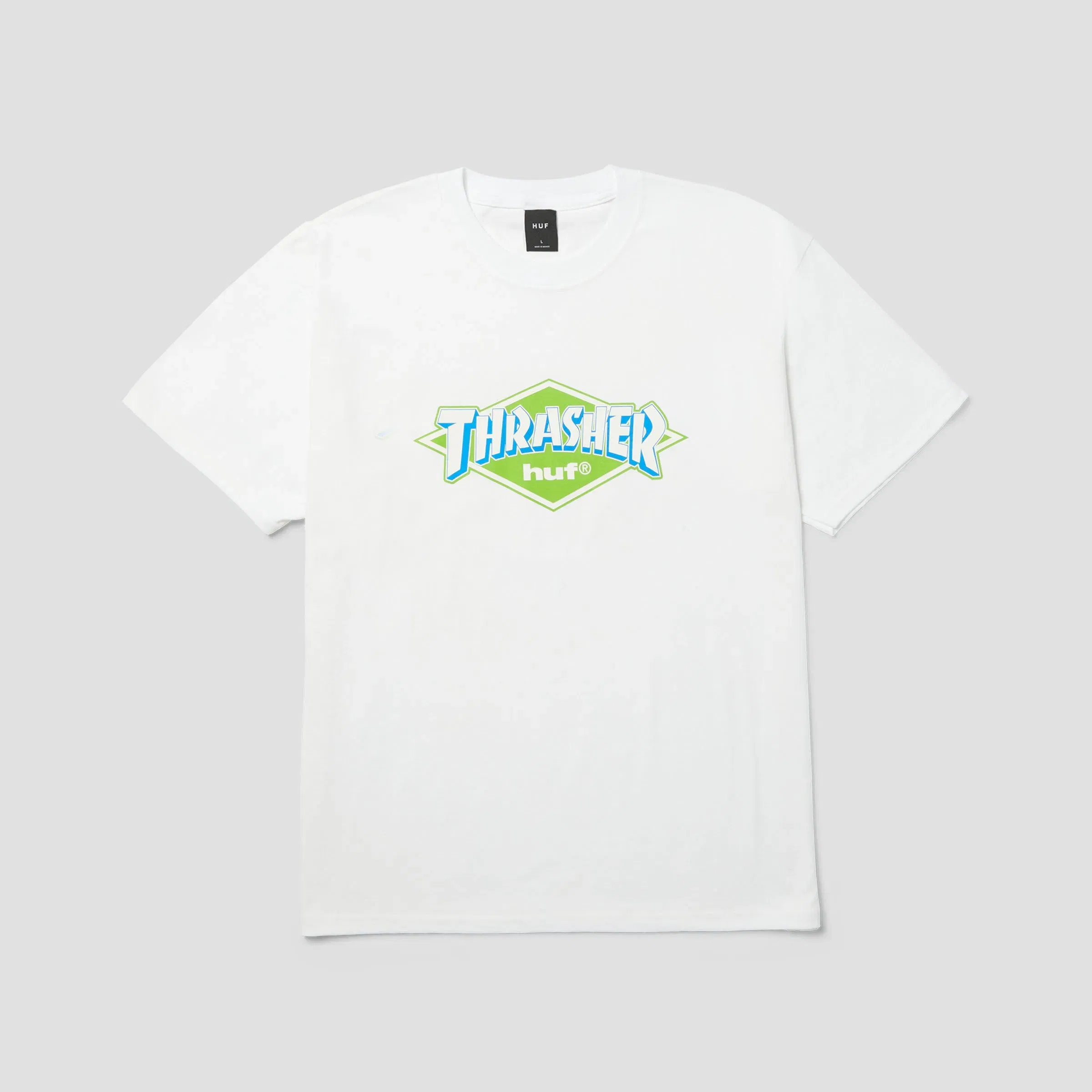 HUF x Thrasher Logo T-Shirt White