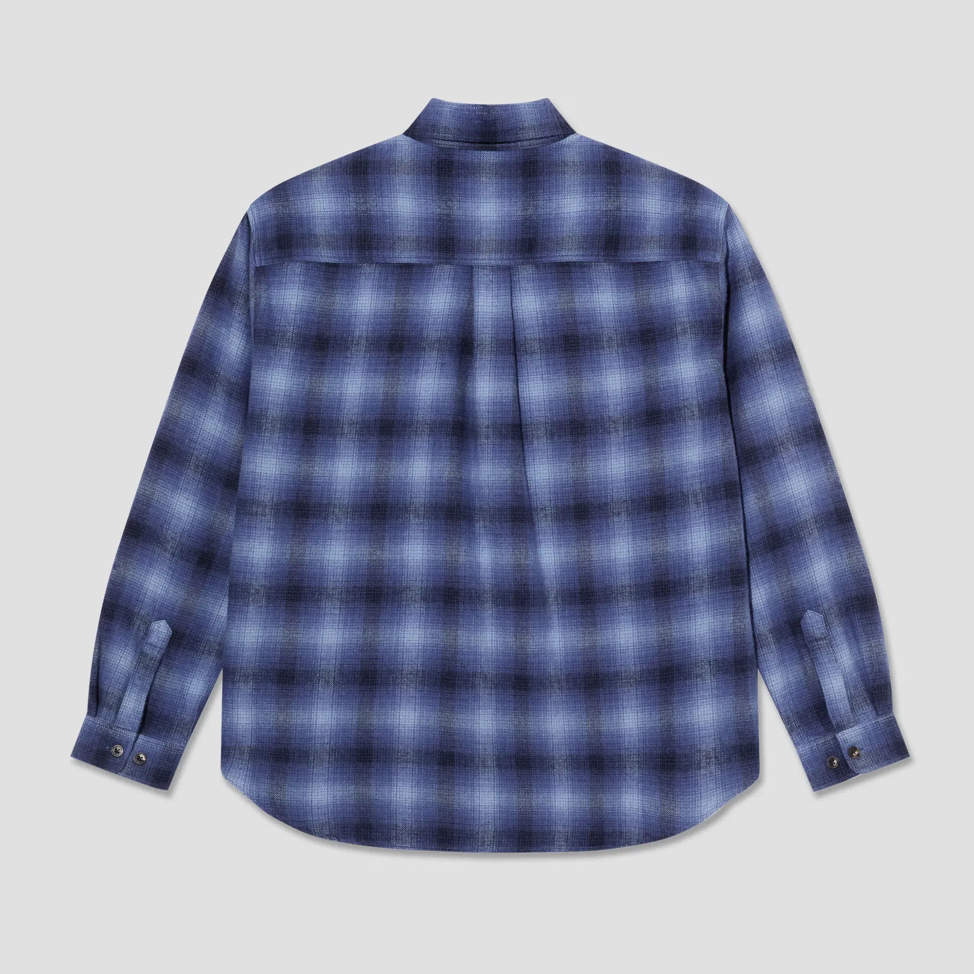 Polar Mitchell Longsleeve Shirt Shadow Check Blue