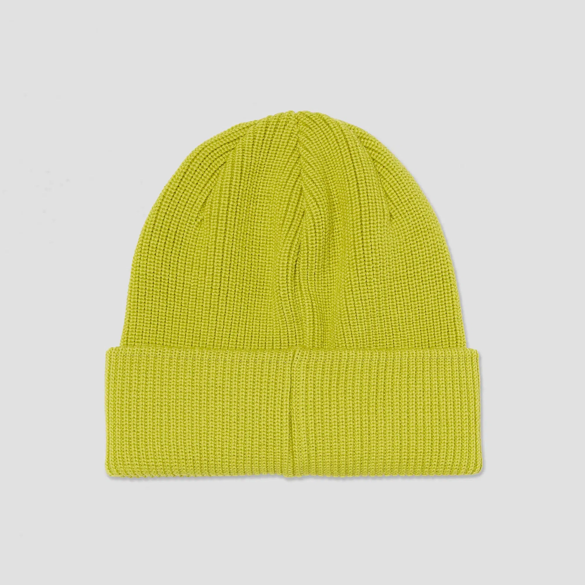 Polar Double Fold Merino Beanie Moss Green