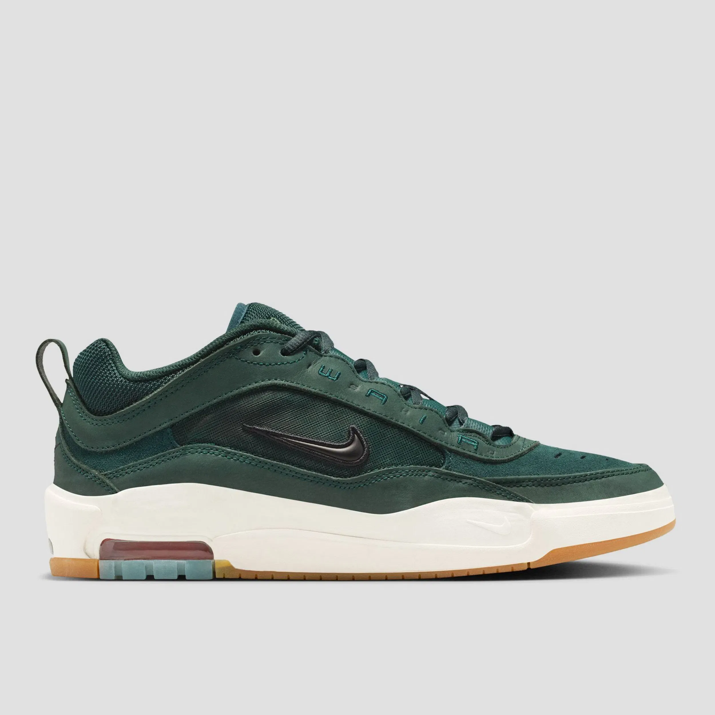 Nike SB Nike Air Max Ishod ISO Skate Shoes Deep Fir / Black Fir Sail