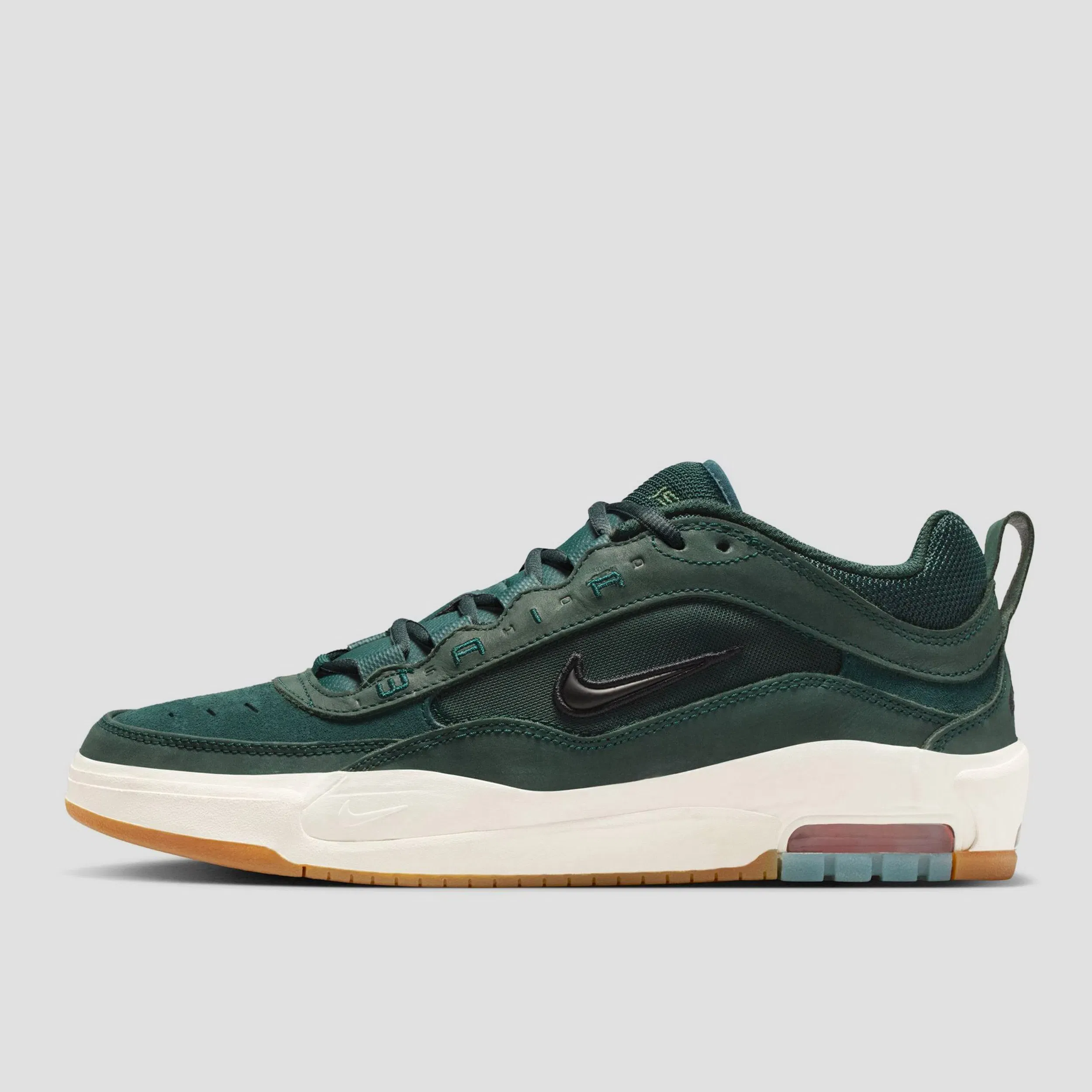 Nike SB Nike Air Max Ishod ISO Skate Shoes Deep Fir / Black Fir Sail