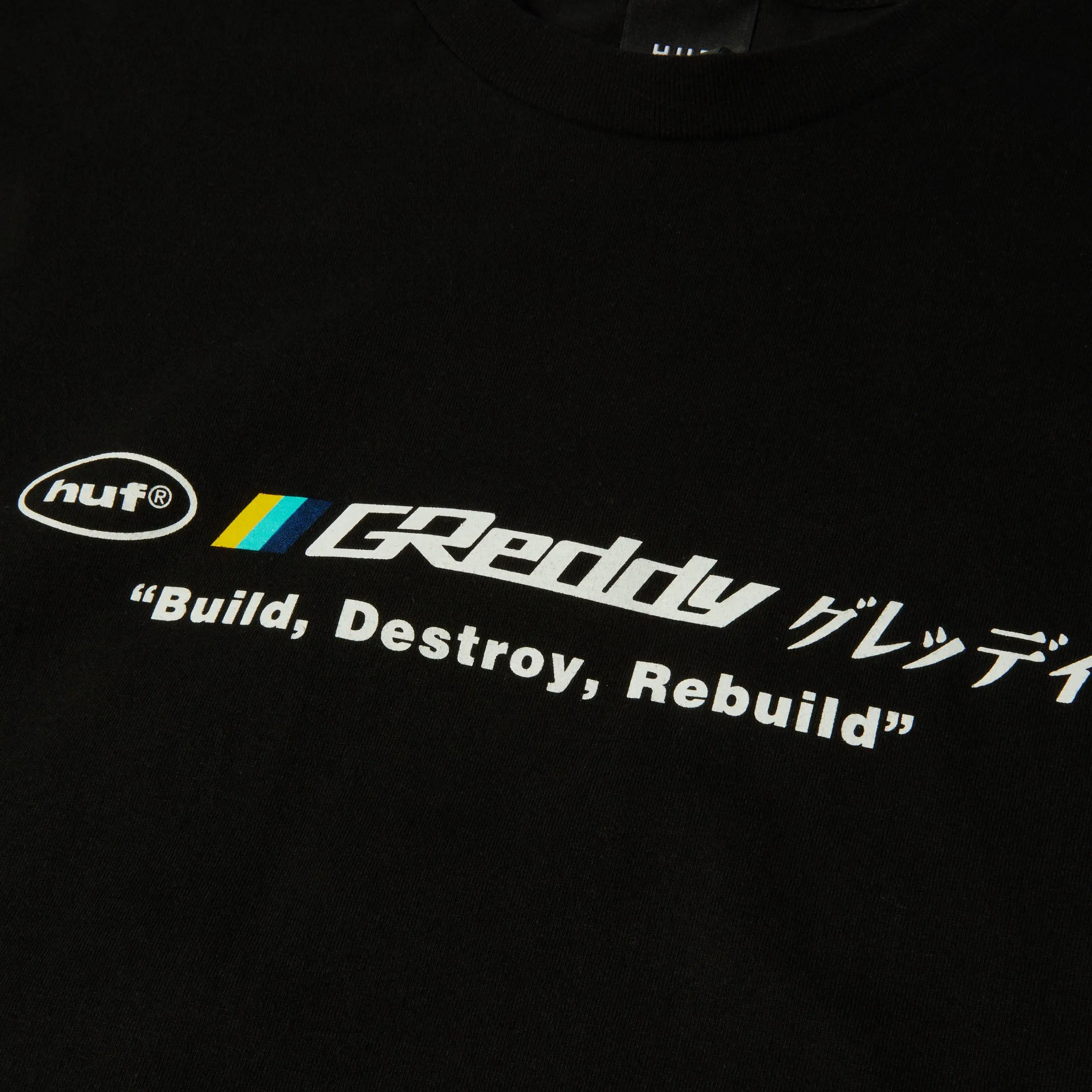 HUF x GReddy Motors T-Shirt Black