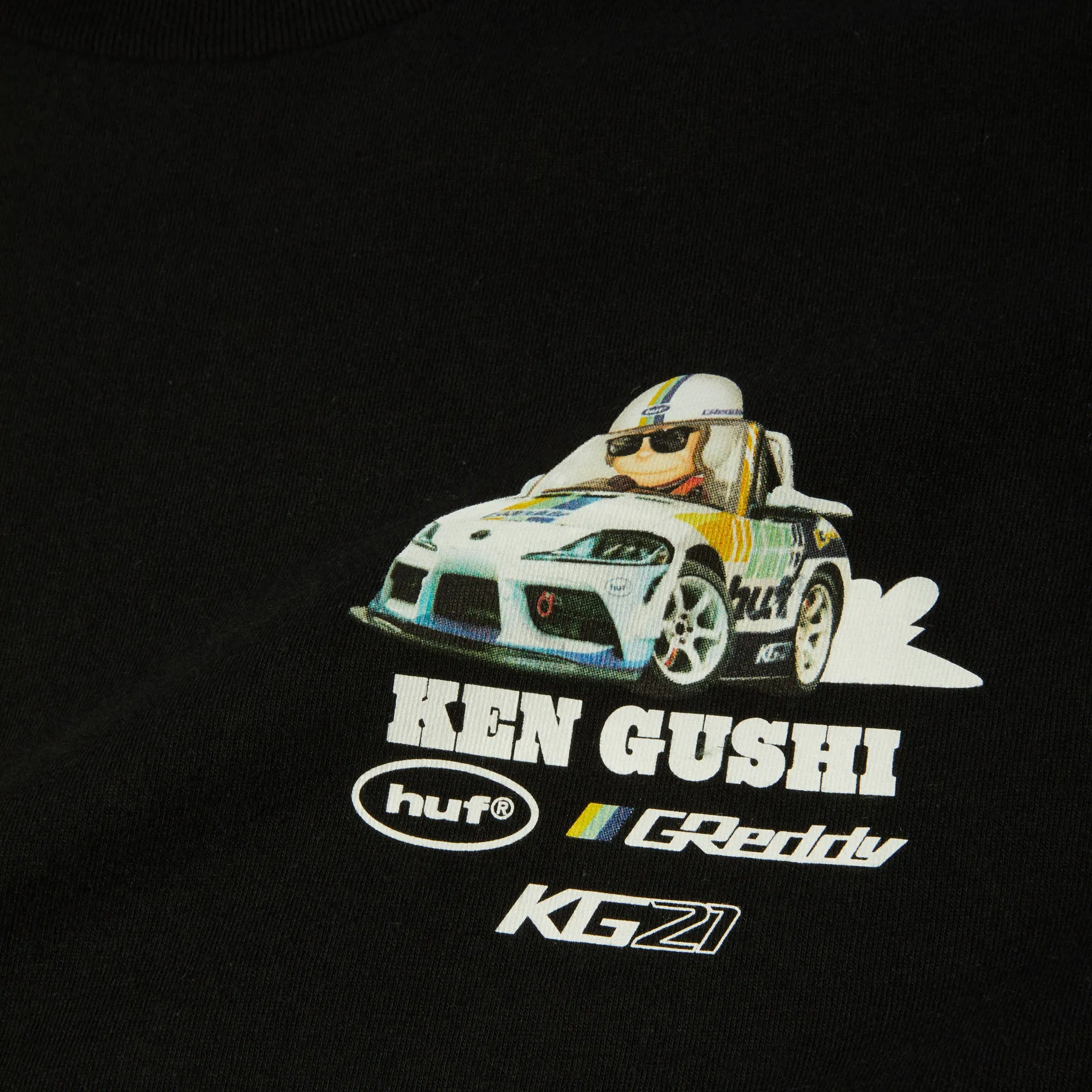HUF x GReddy Gushi T-Shirt Black