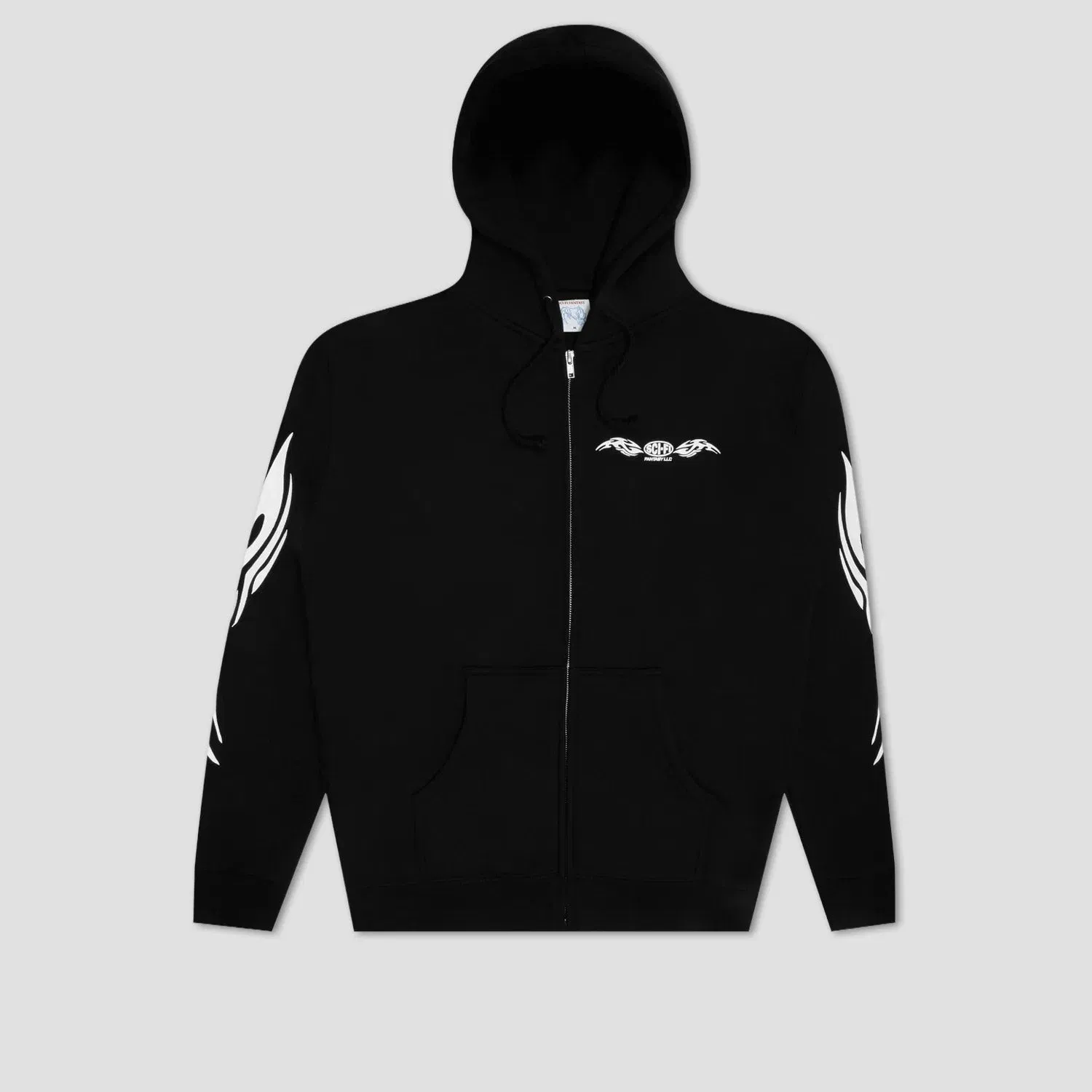 Sci-Fi Fantasy Origin Zip Hoodie Black