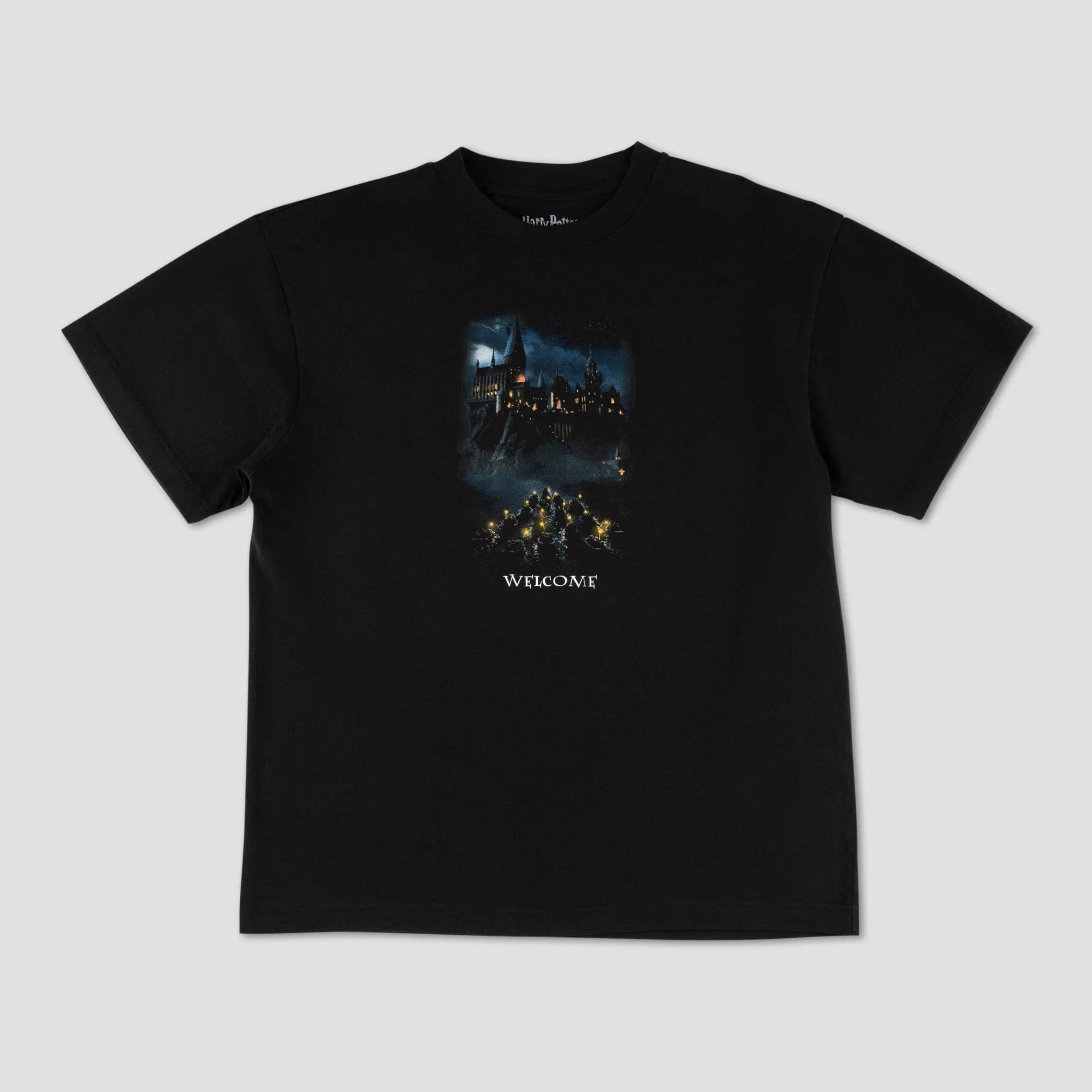 Welcome X Harry Potter Arrival Boxy T-Shirt Black