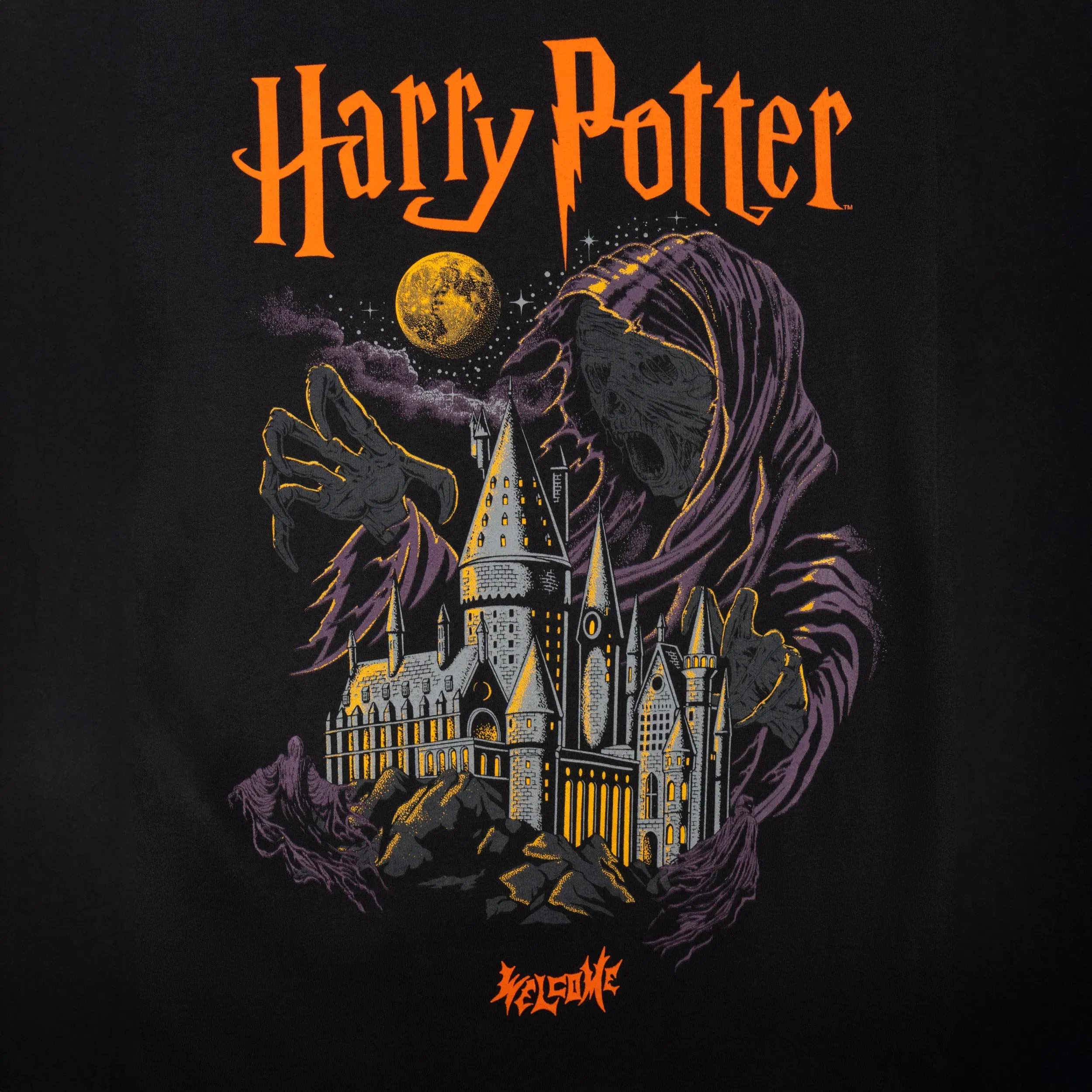 Welcome X Harry Potter Dementor Boxy T-Shirt Black