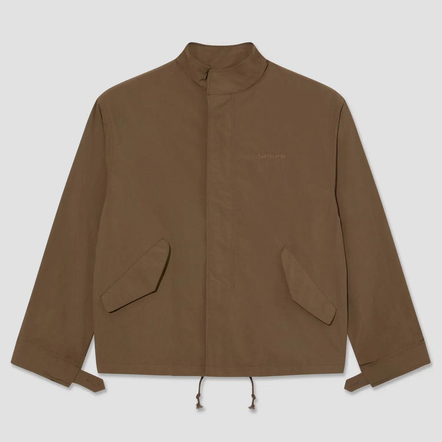 Last Resort AB Cropped Parka Brown Khaki
