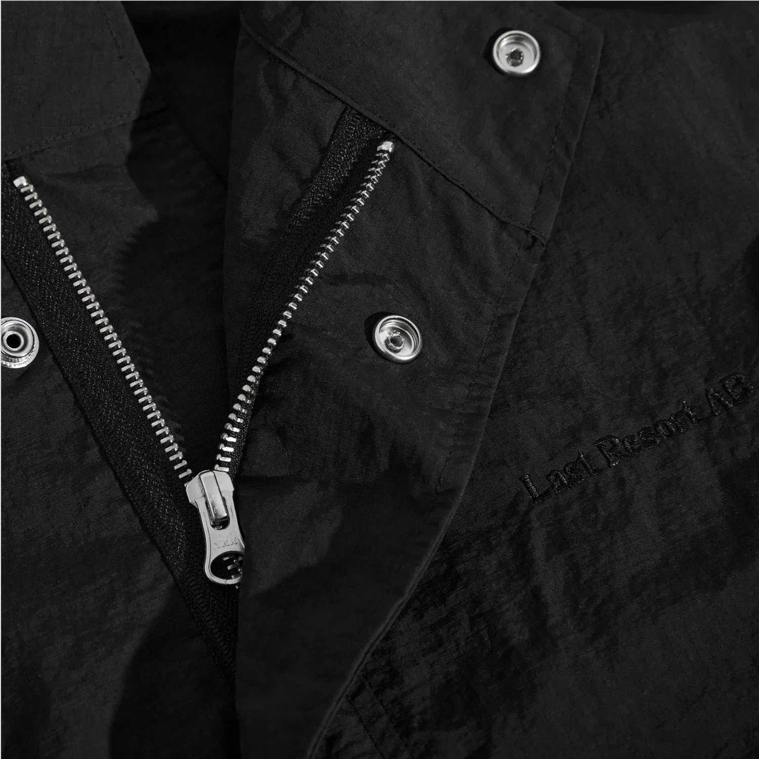 Last Resort AB Cropped Parka Black