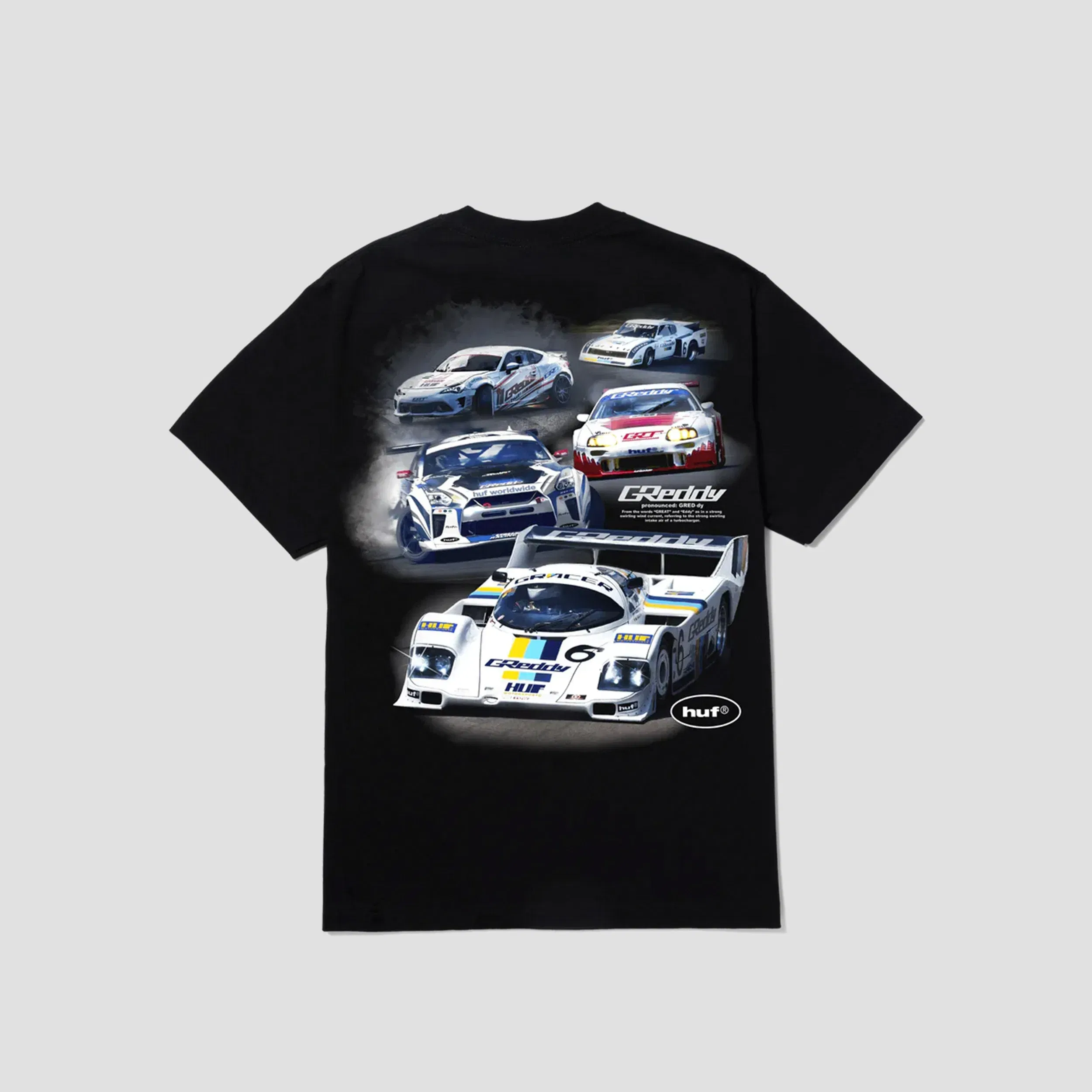 HUF Greddy Showcase T-Shirt Black