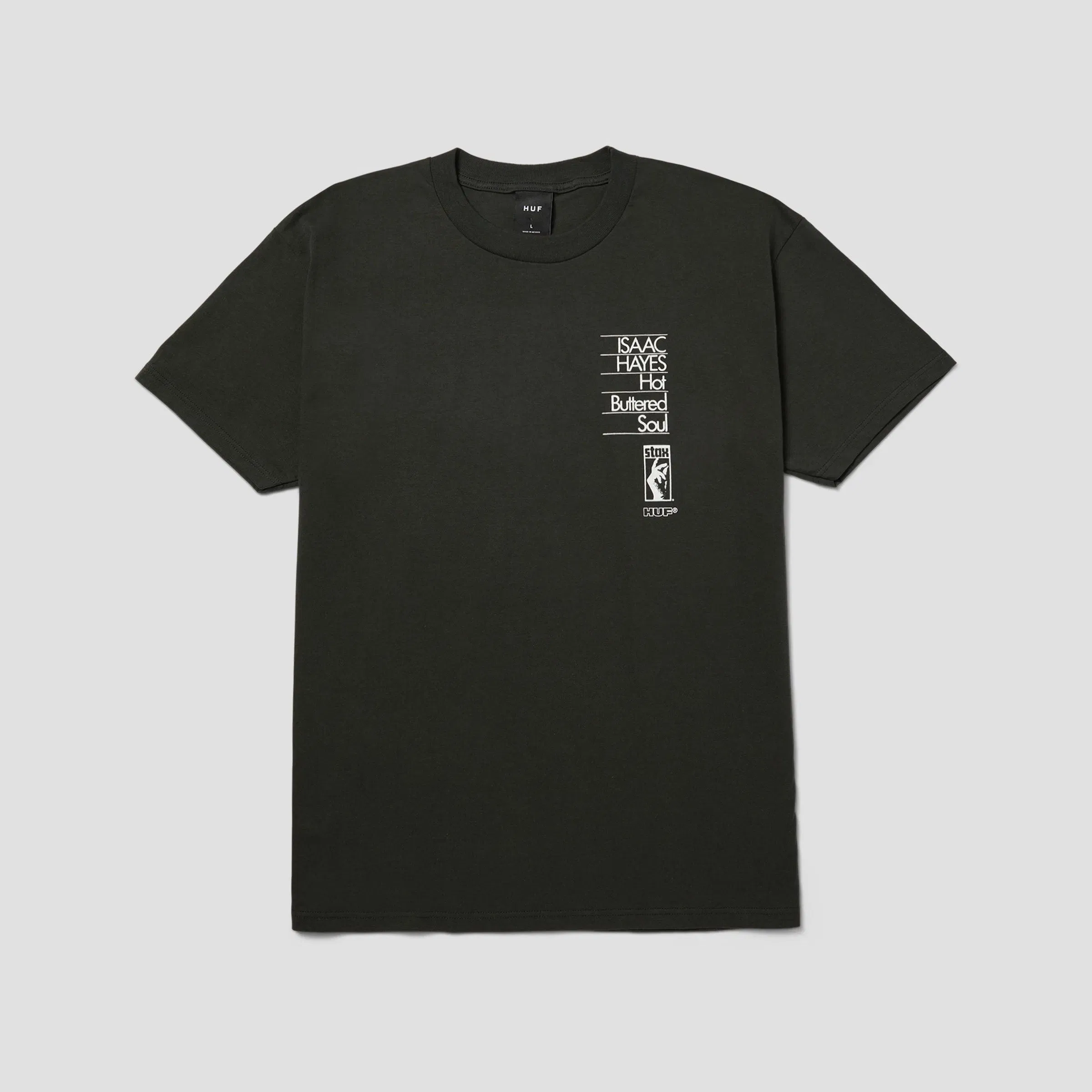 HUF X Isaac Hayes Hot Buttered Heavyweight T-Shirt Vintage Black