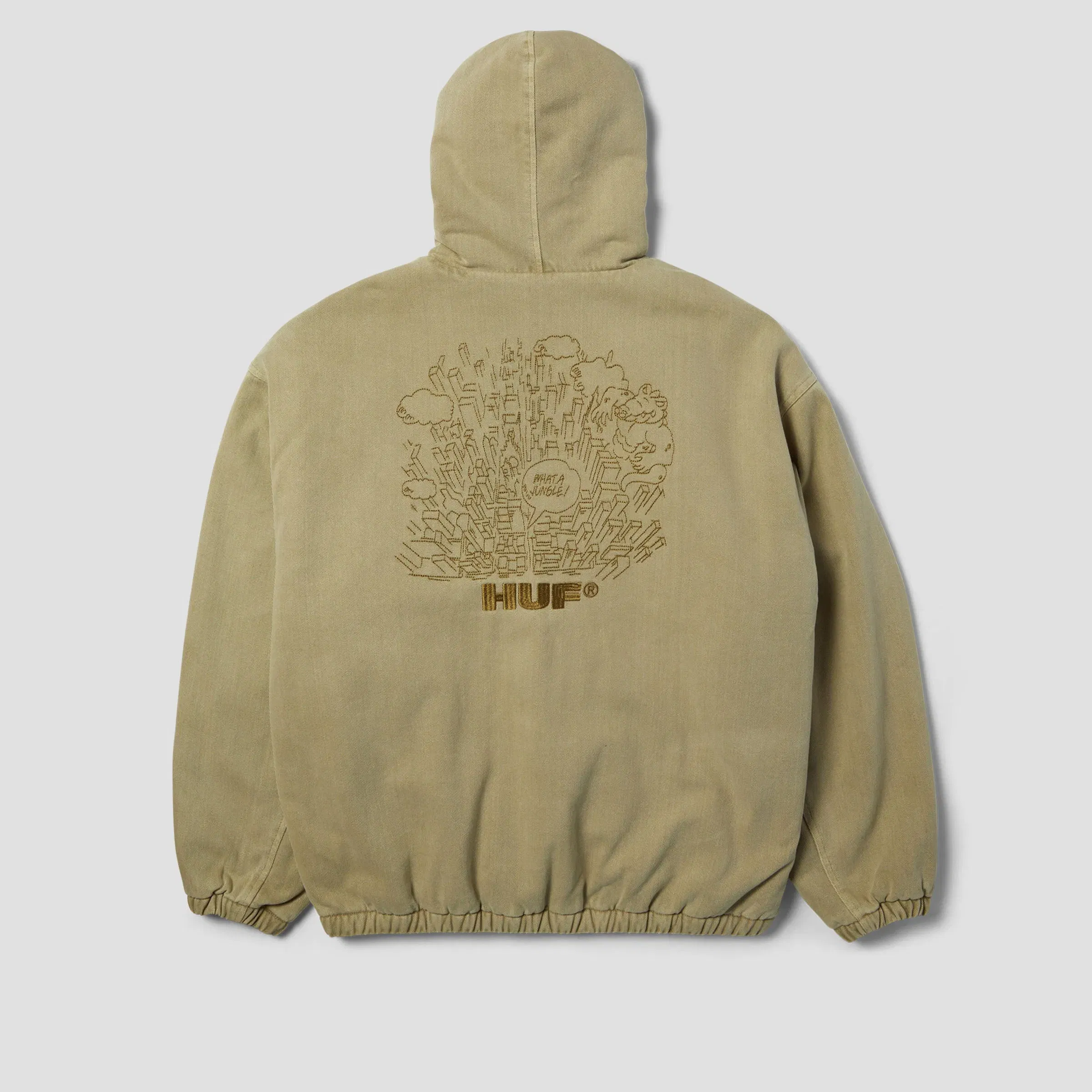 HUF What A Jungle Denim Work Jacket Desert