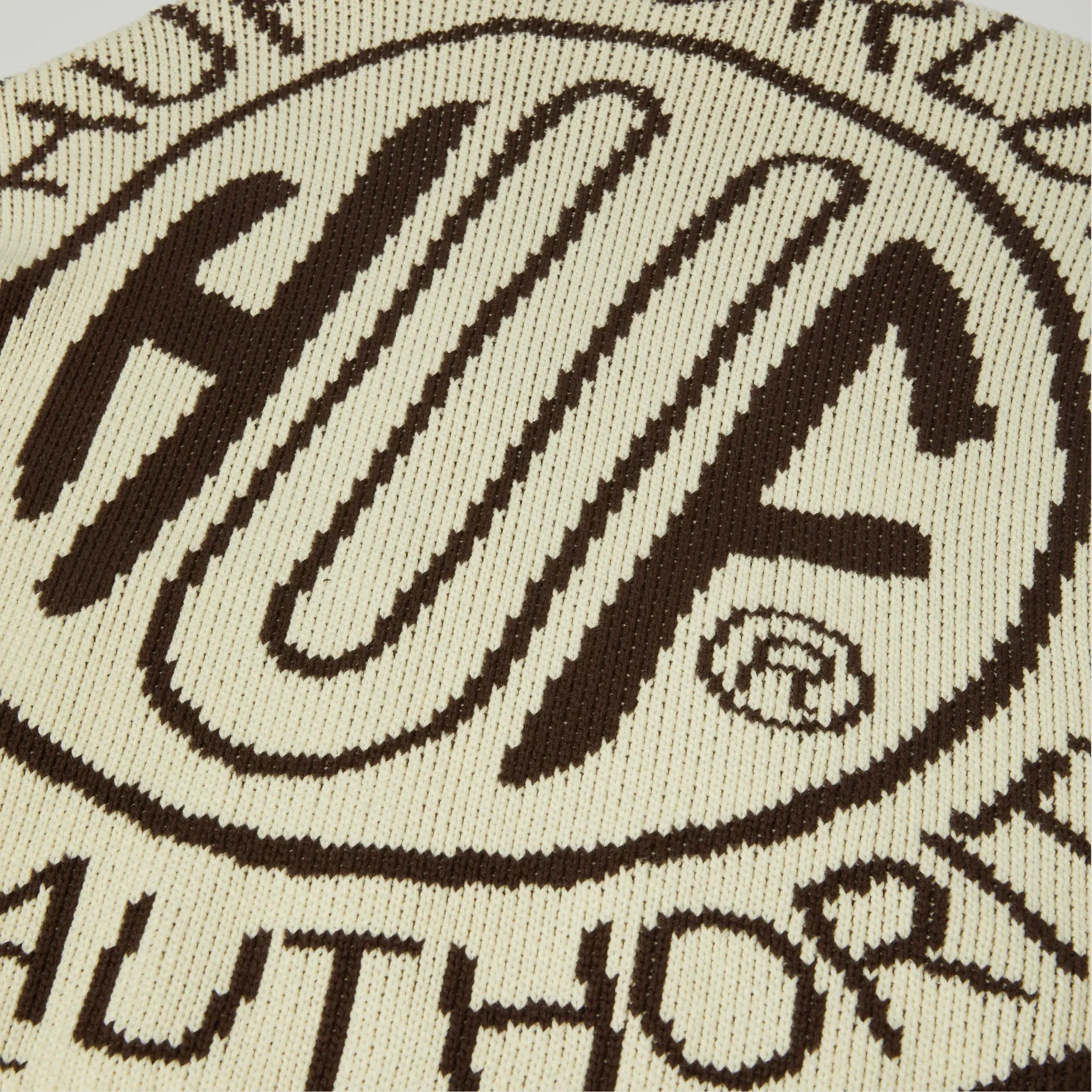 HUF Token Zip Hooded Sweater Crew Bleach