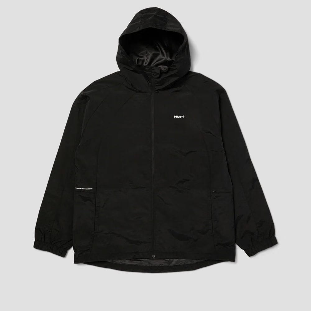 HUF All Caps Shell Jacket Black
