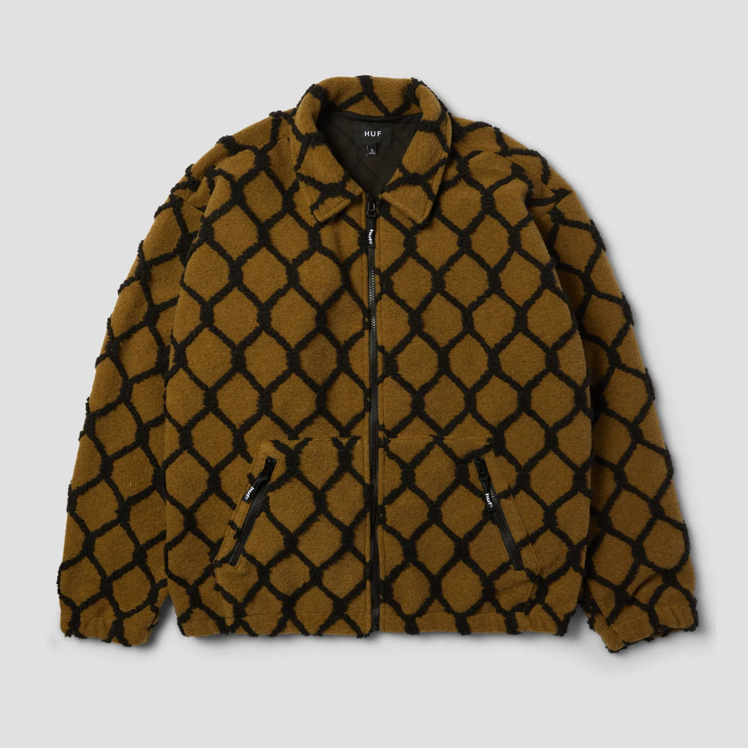 HUF Breakthrough High Pile Jacket Moss