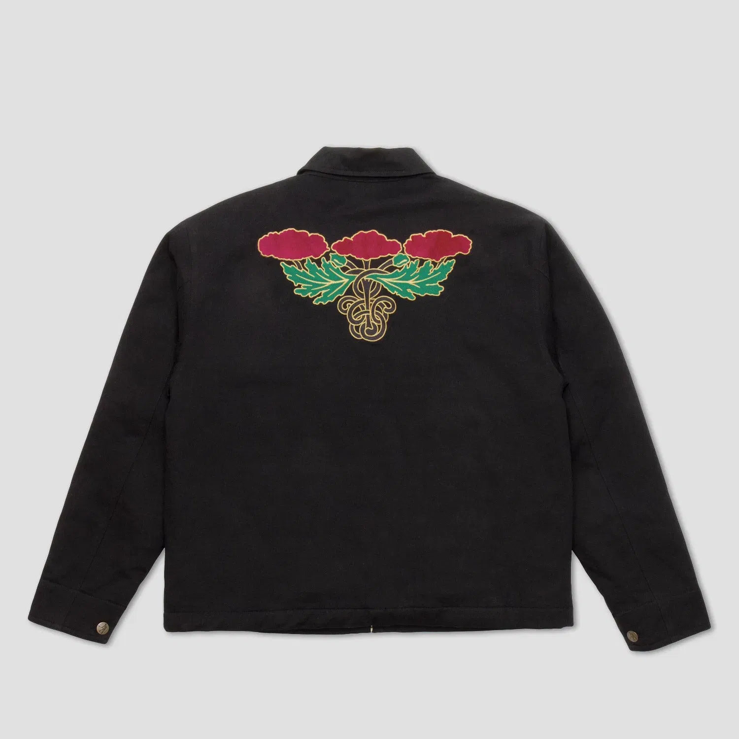 Passport Emblem Workers Jacket Black