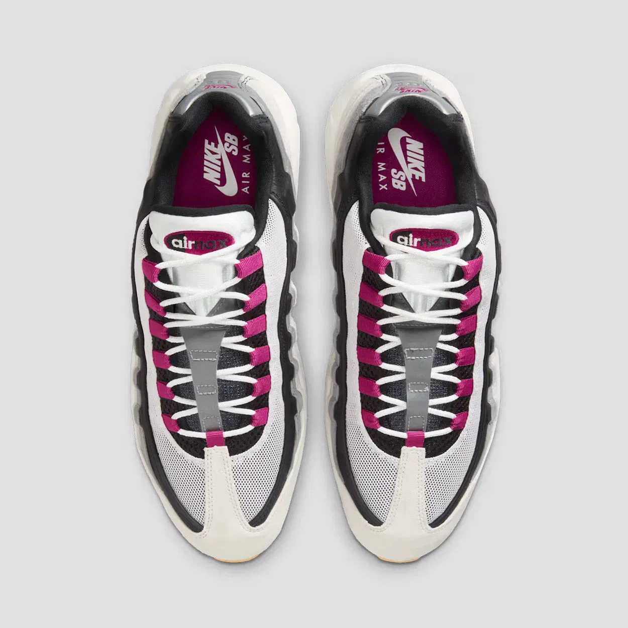 Nike SB Air Max 95 Skate Shoes Summit White / Cactus Flower / Photon Dust