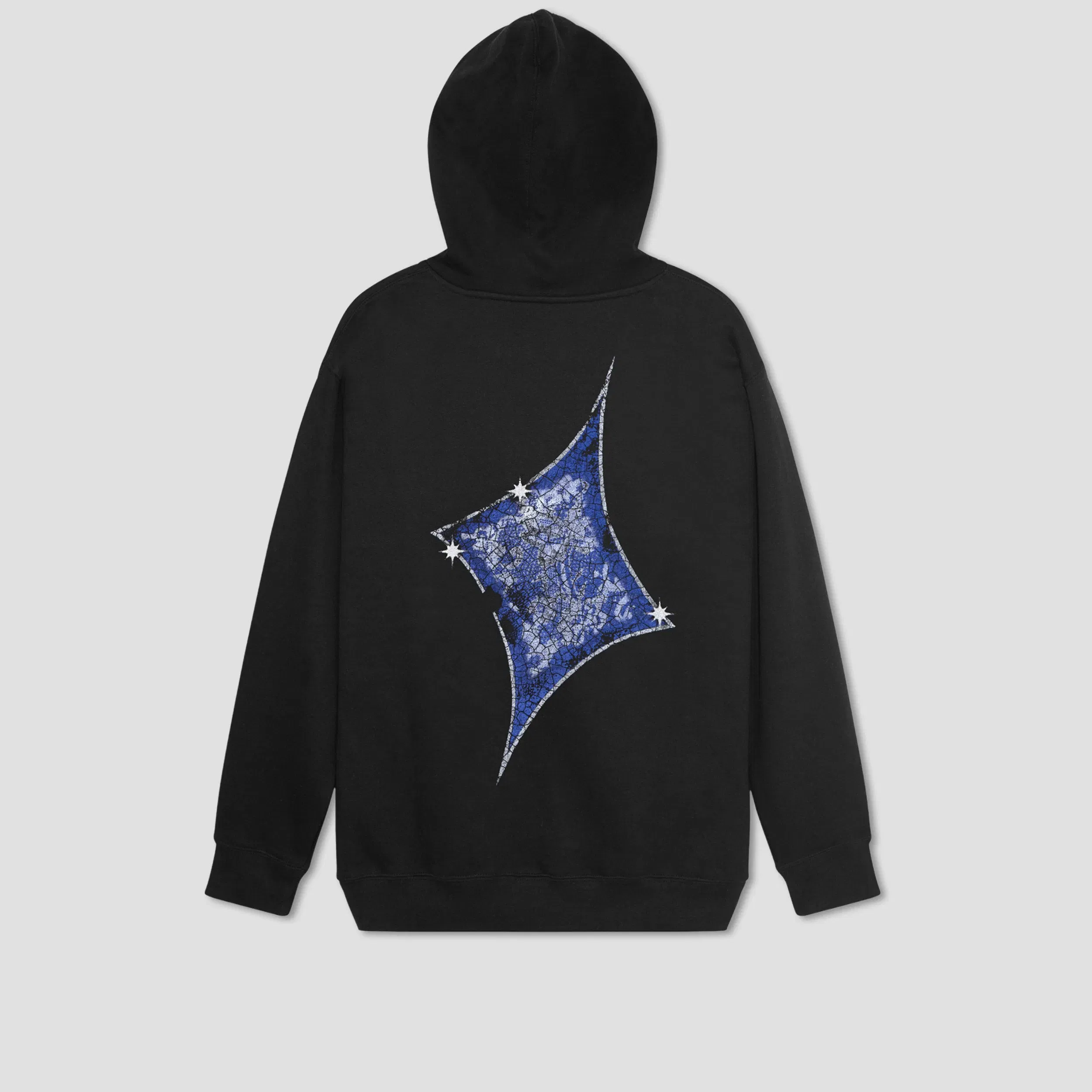 Passport Glint Zip Hoodie Black