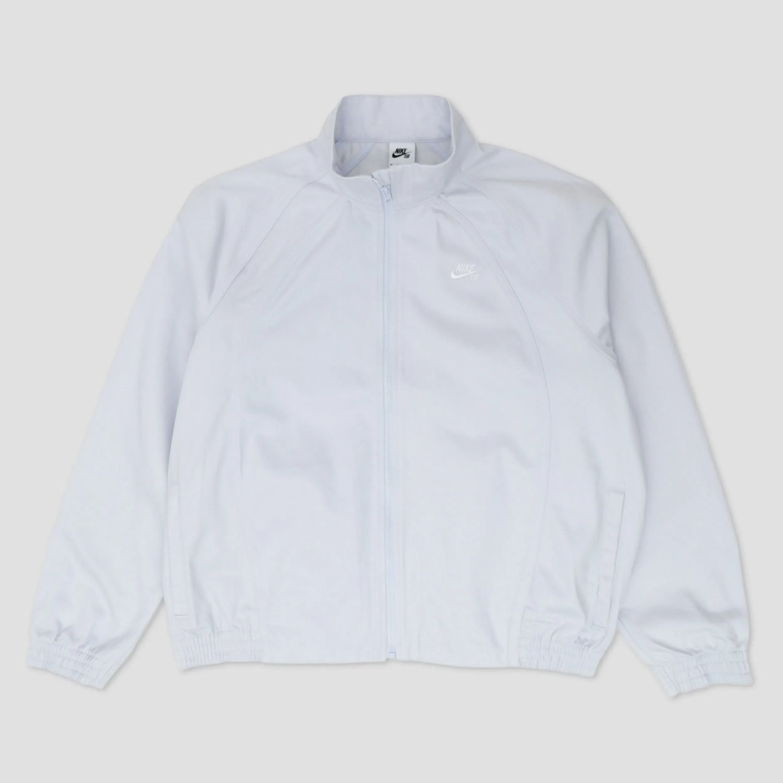 Nike SB Denim Full Zip Track Jacket Football Grey / White