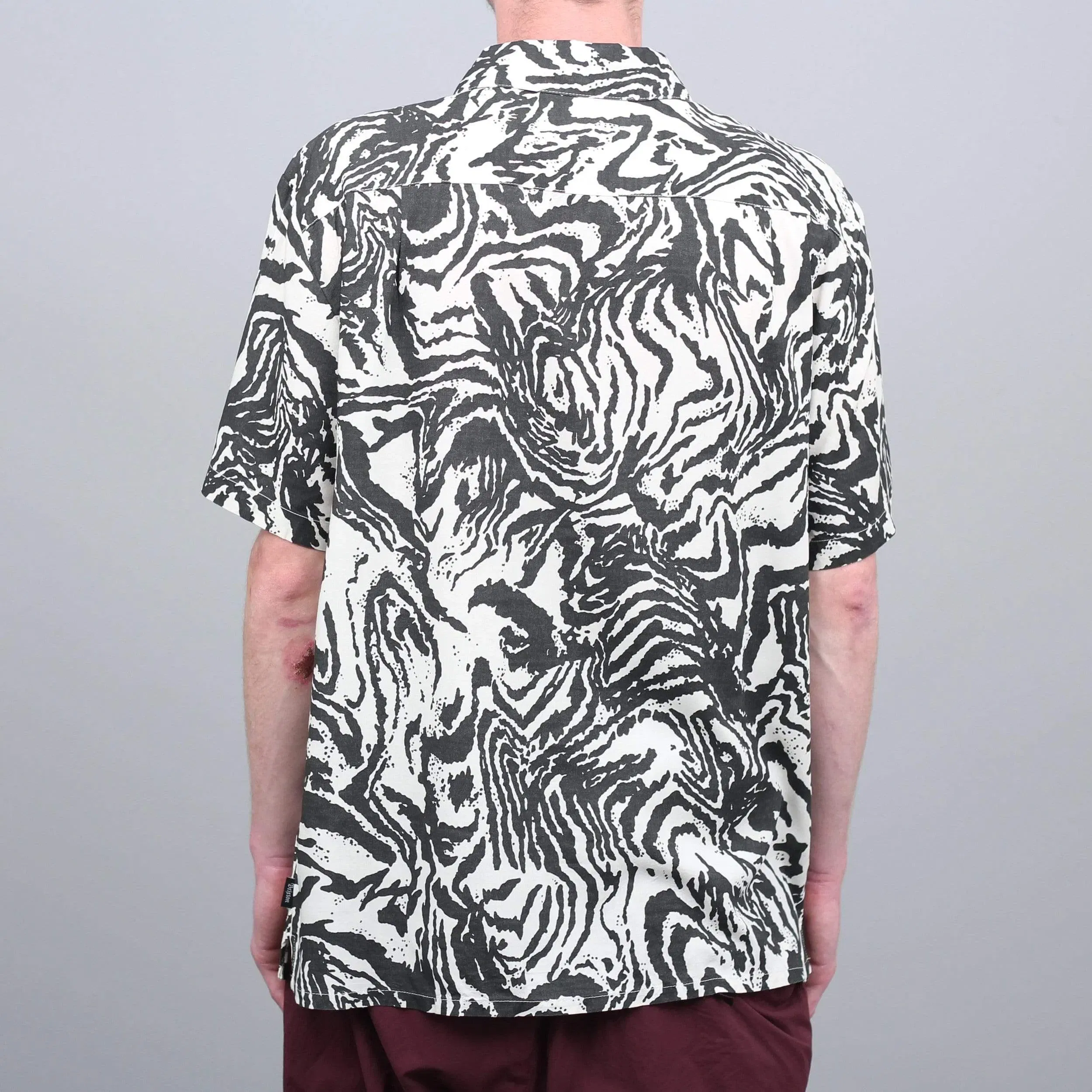 Brixton Lovitz Woven Shirt Washed Black / Bone