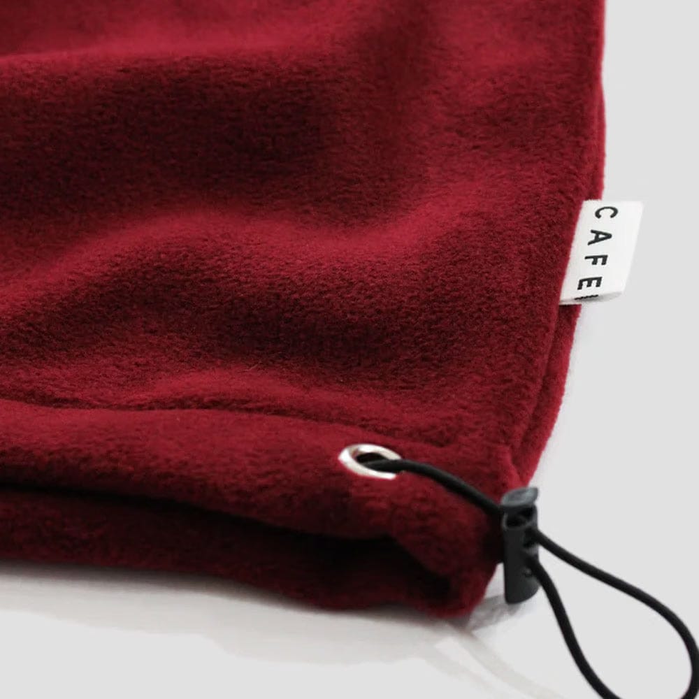 Skateboard Cafe Fleece Vest Burgundy / Black