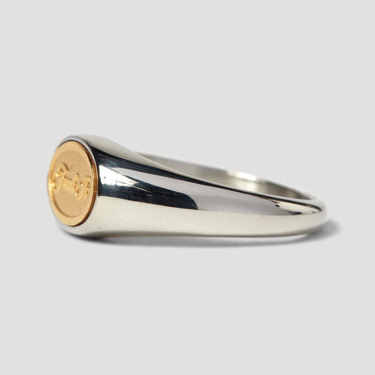 Huf Fuck It Signet Ring Silver