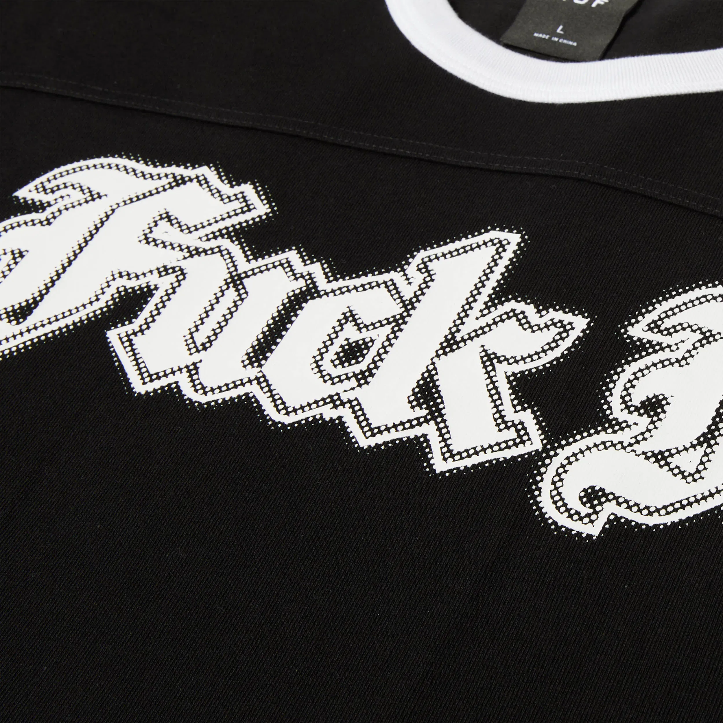 Huf Ives Football Shirt Black