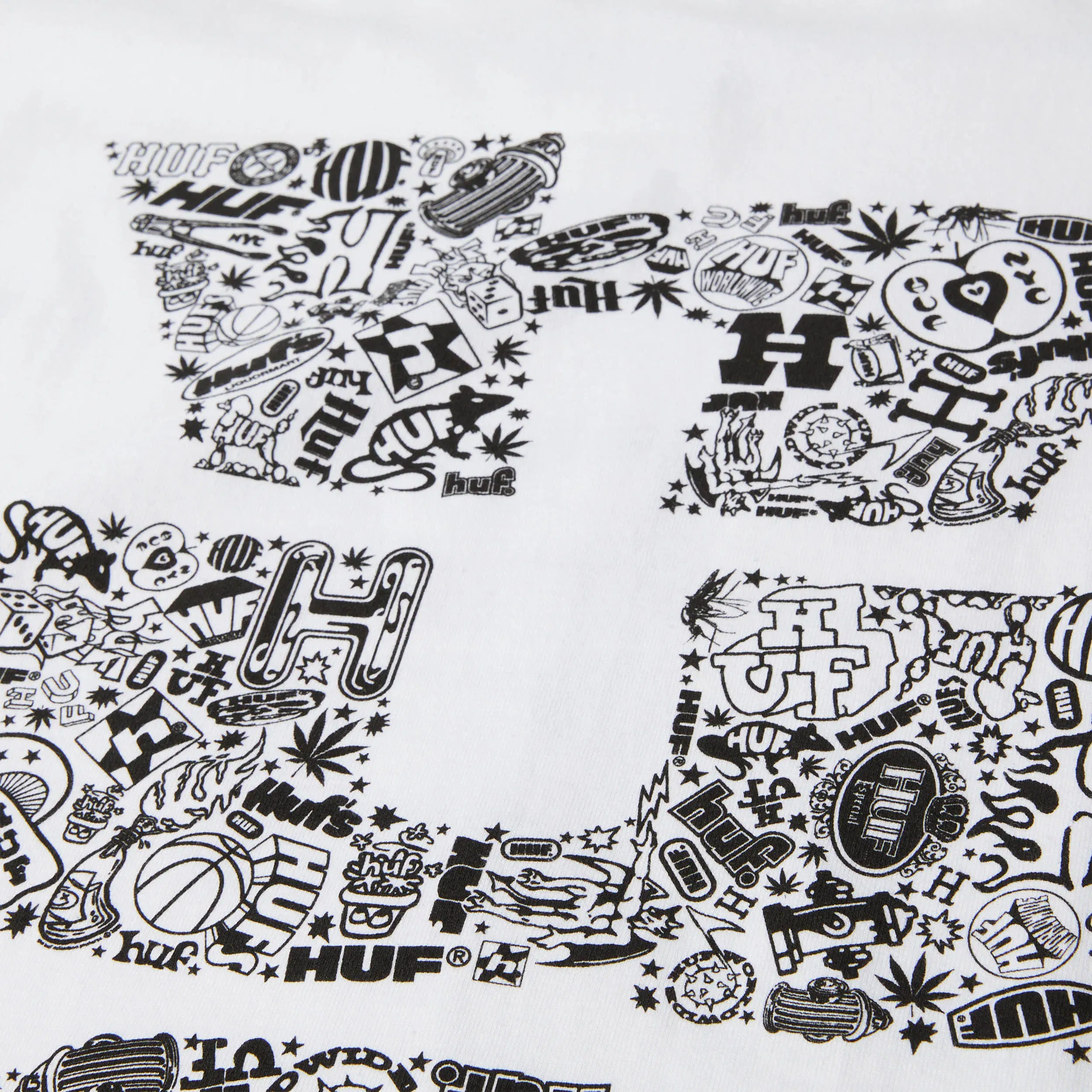 Huf Metablast T-Shirt White