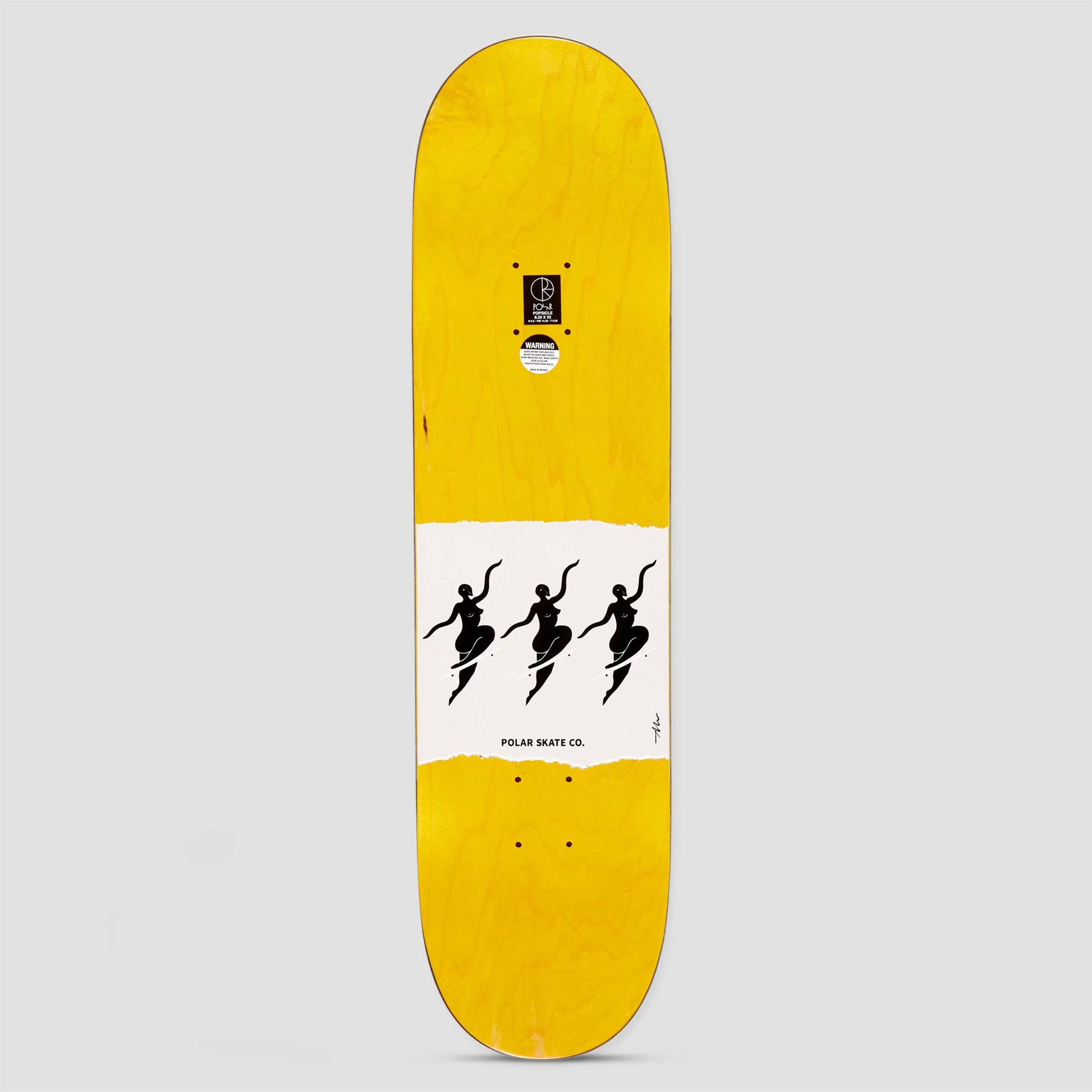 Polar 8.25 Team Model No Complies Skateboard Deck Red