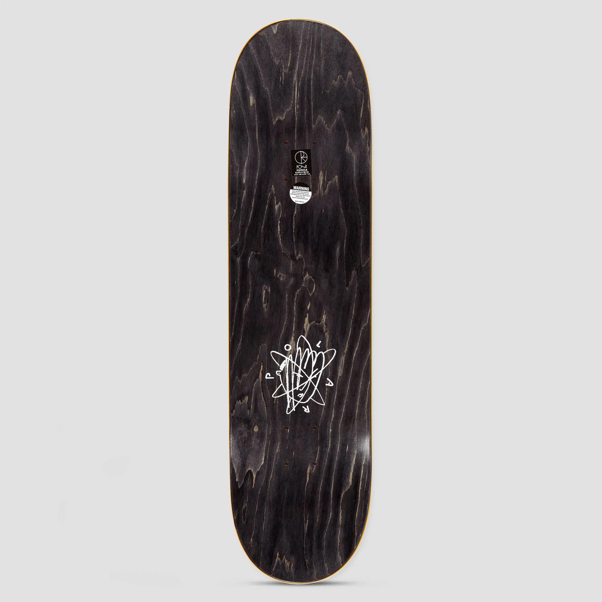 Polar 8.375 Roman Gonzalez Stay In Motion Skateboard Deck Yellow