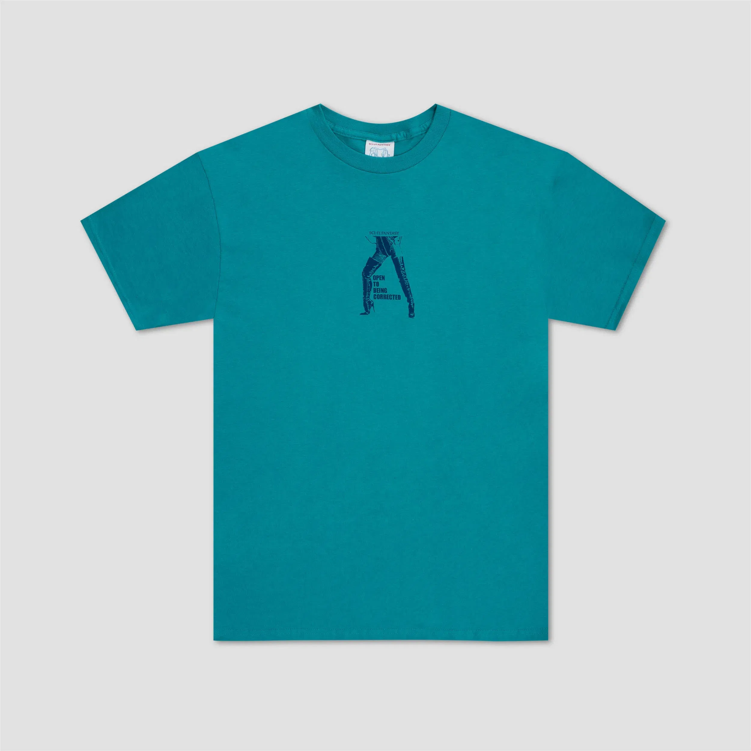Sci-Fi Fantasy Open To Being Corrected T-Shirt Jade