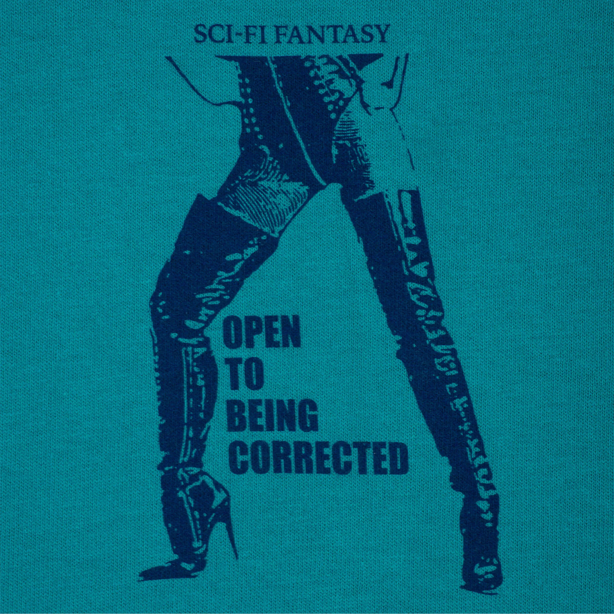 Sci-Fi Fantasy Open To Being Corrected T-Shirt Jade