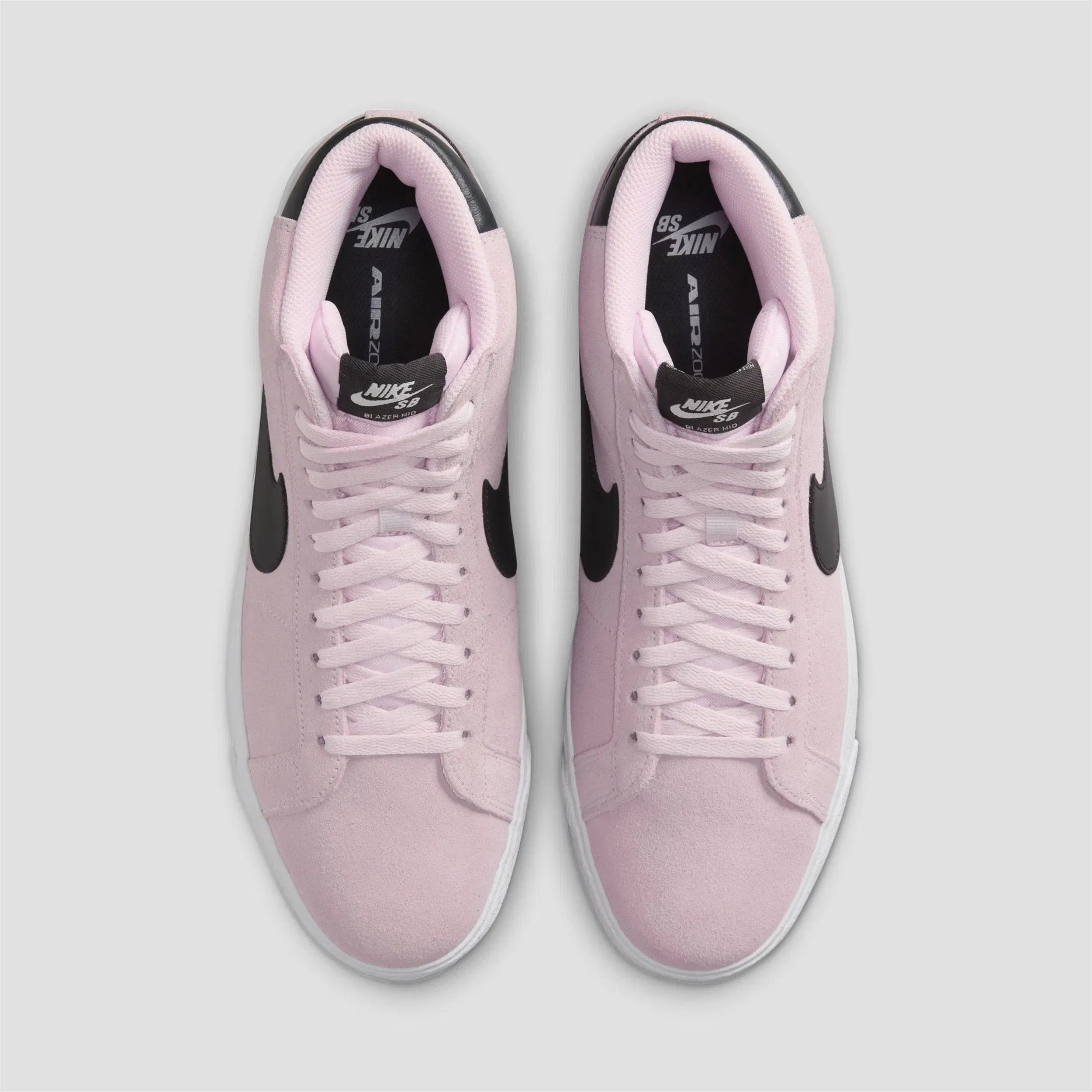Nike SB Zoom Blazer Mid Skate Shoes Pink Foam / Anthracite / White / Gum / Yellow