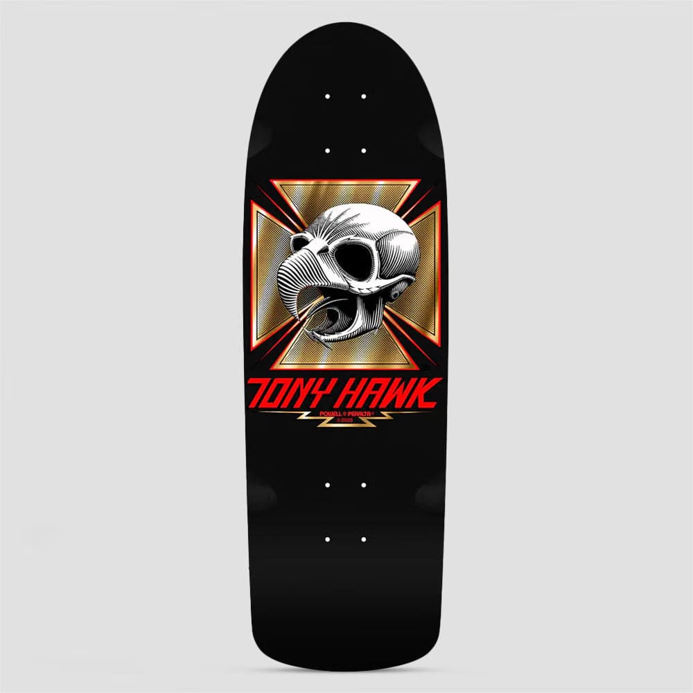 Powell Bones Brigade 10.0 Tony Hawk Series 16 Skateboard Deck Black / Gold