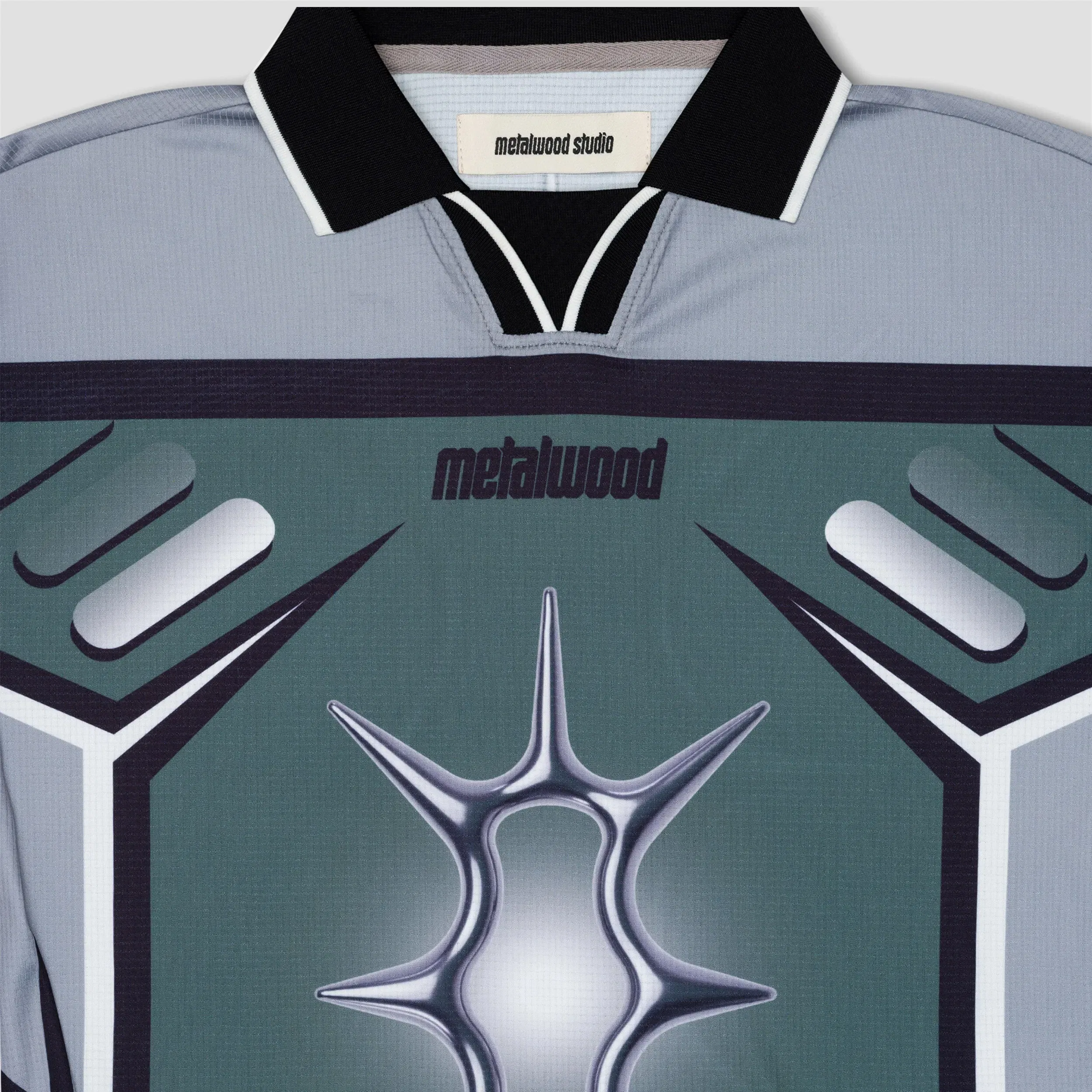 Metalwood X Games Longsleeve Jersey T-Shirt Steel / Moss