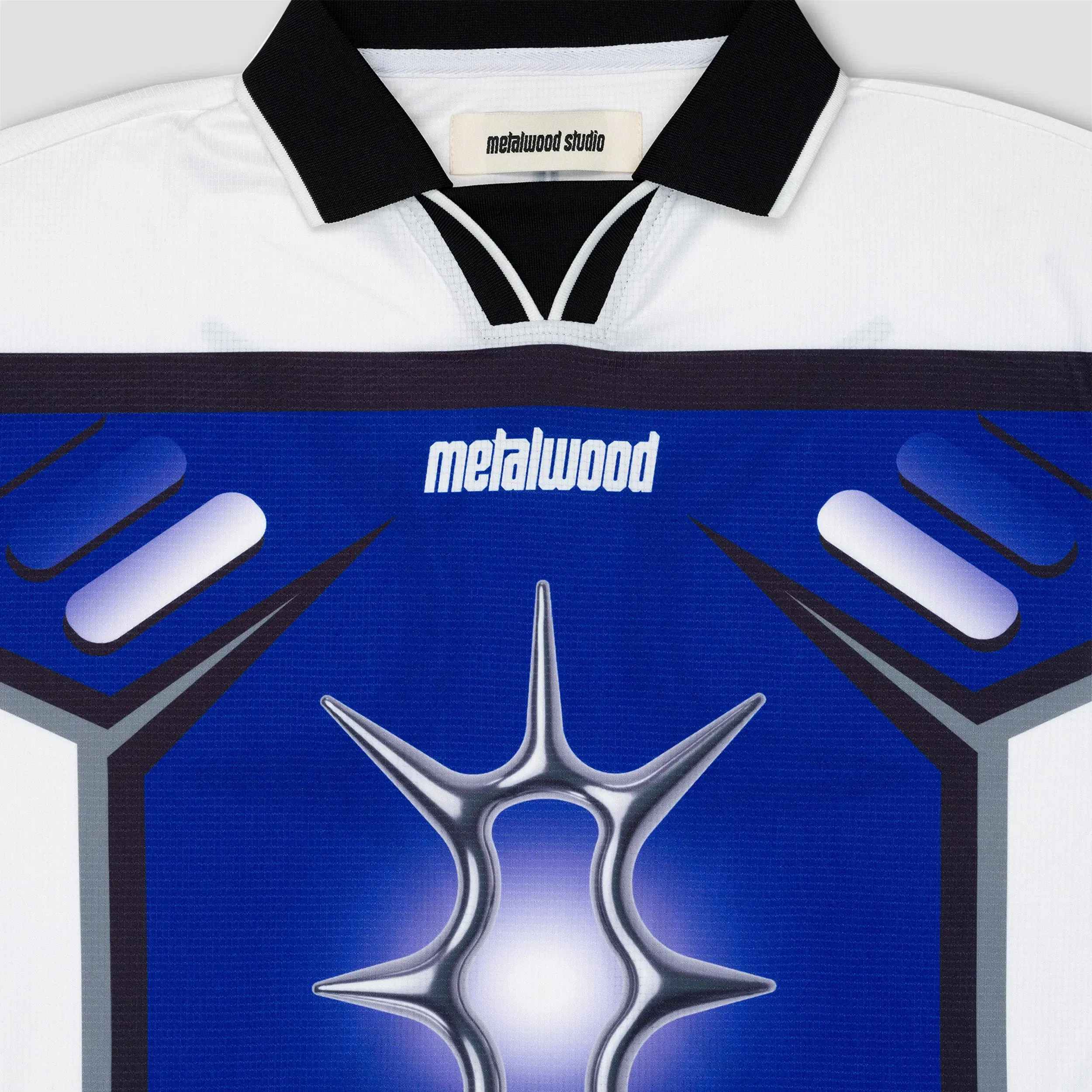 Metalwood X Games Longsleeve Jersey T-Shirt White / Blue / Purple