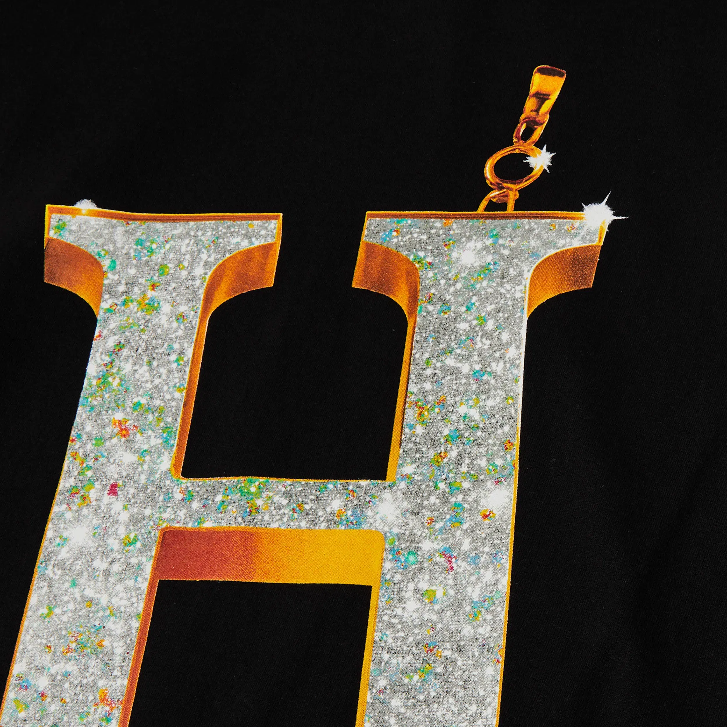 HUF Big H Shortsleeve T-Shirt Black